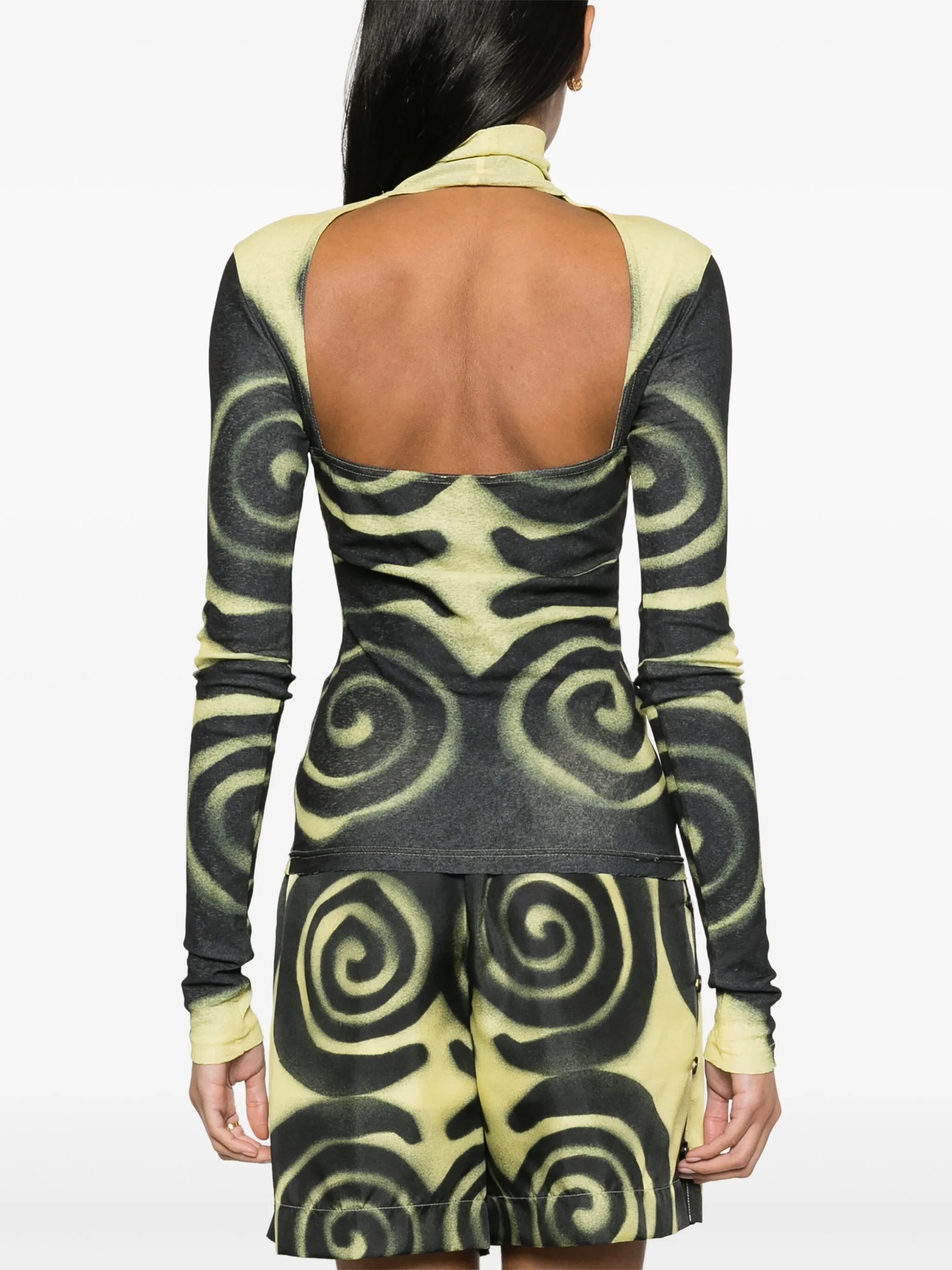 Josa spiral-design T-shirt