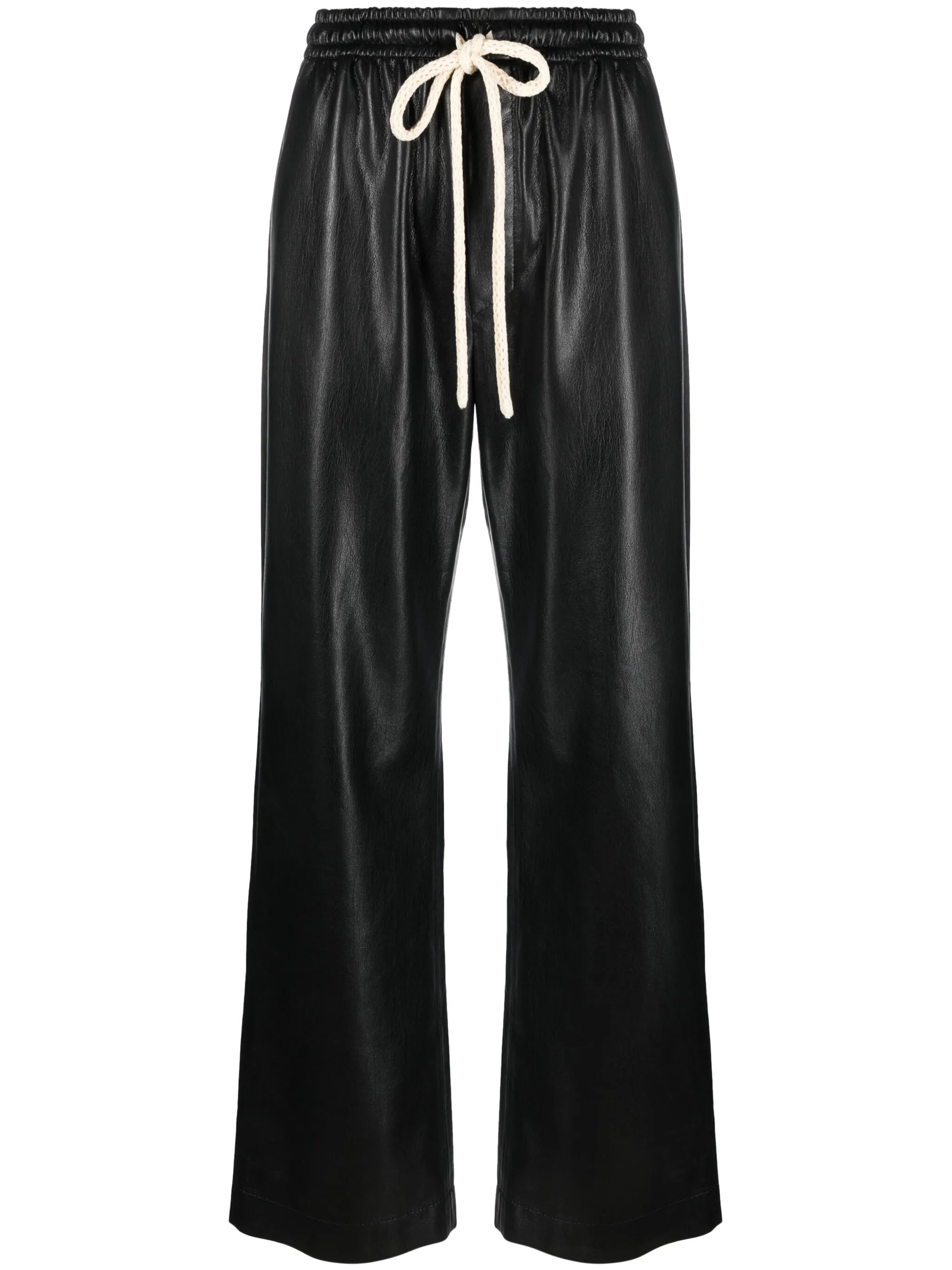 Gisela faux-leather trousers