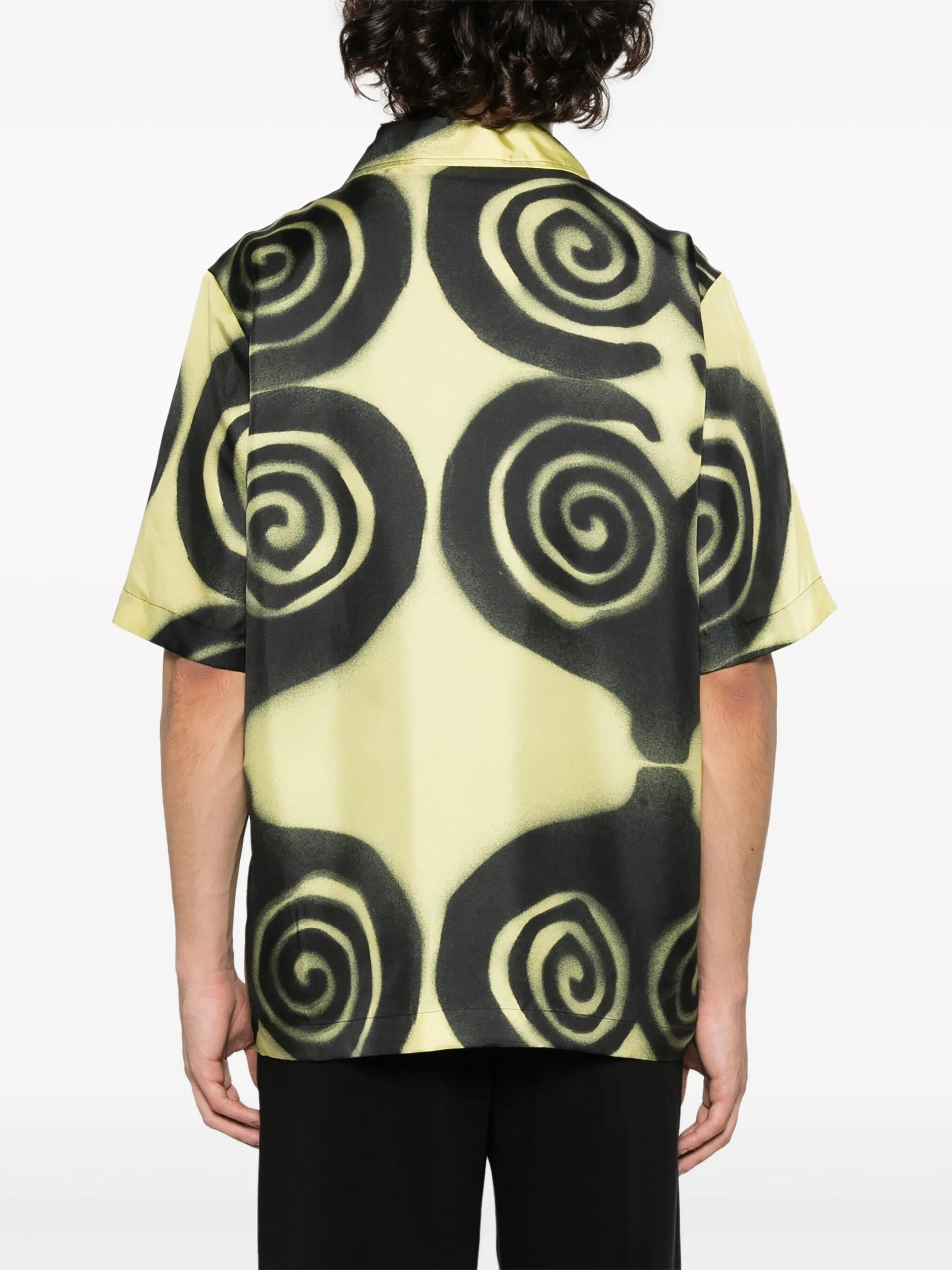 Bodil spiral-print shirt