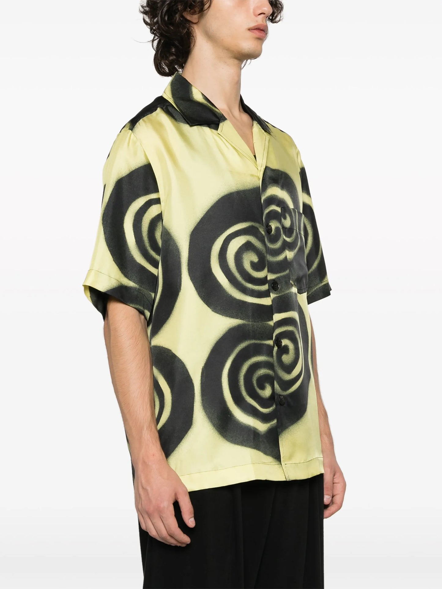 Bodil spiral-print shirt
