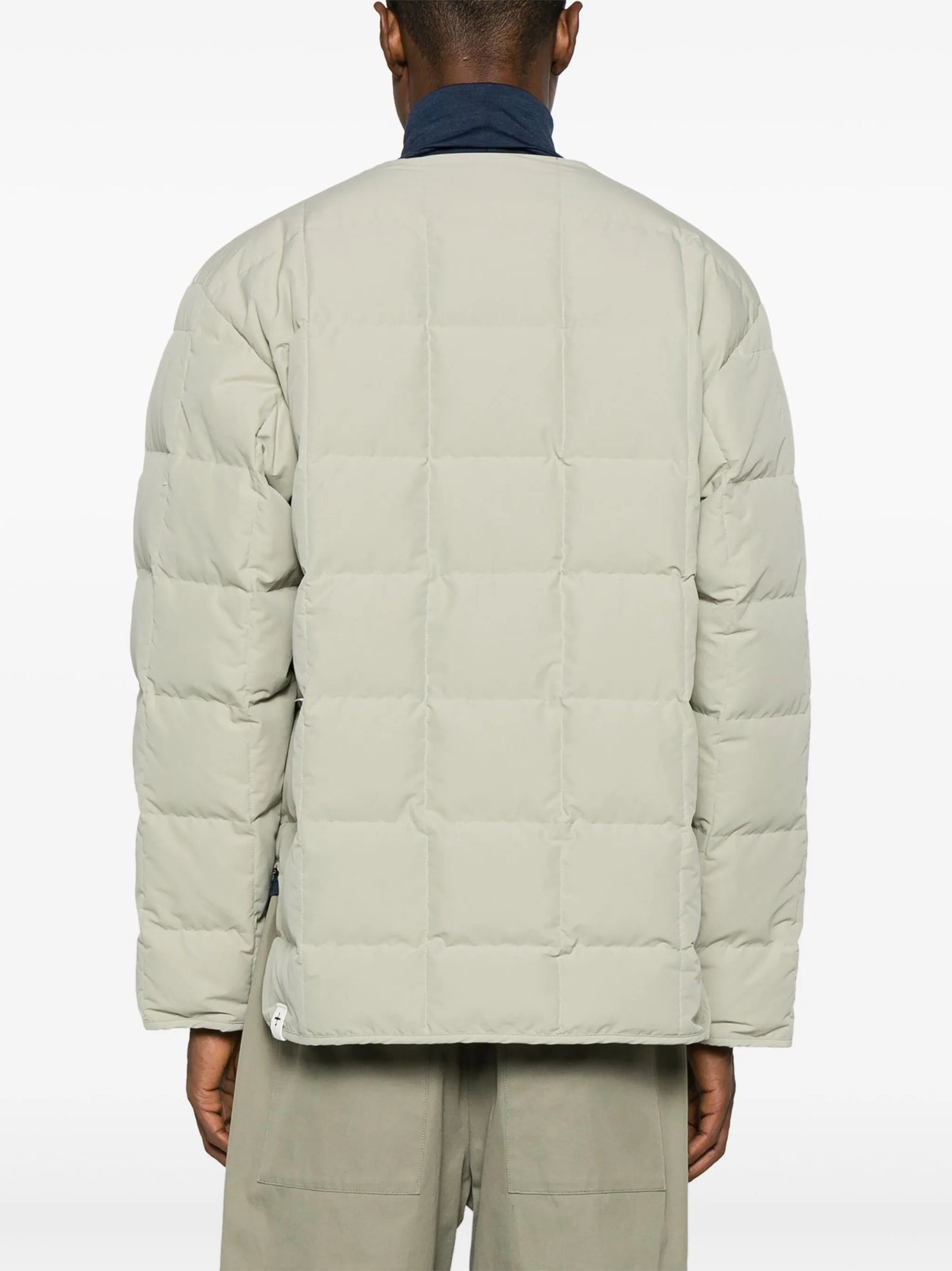 + round-neck quilted down packable jacket