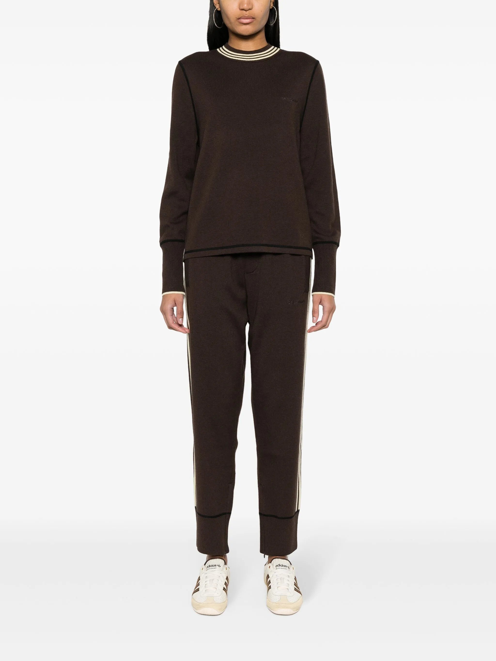 x Wales Bonner knitted track pants