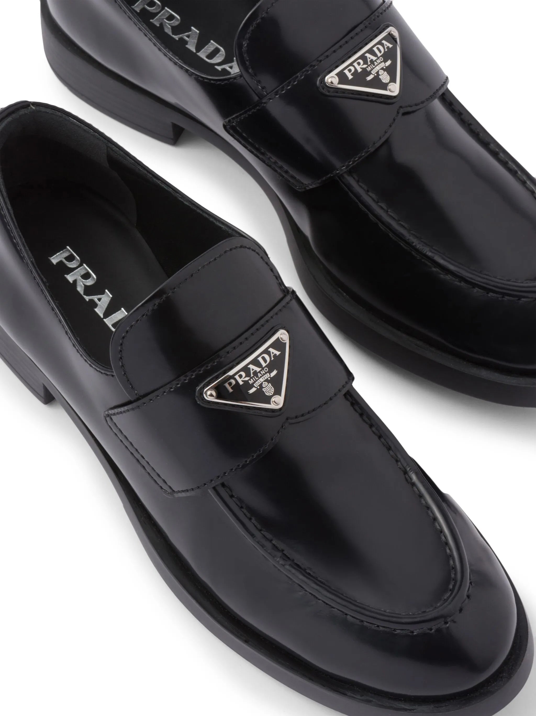leather loafers
