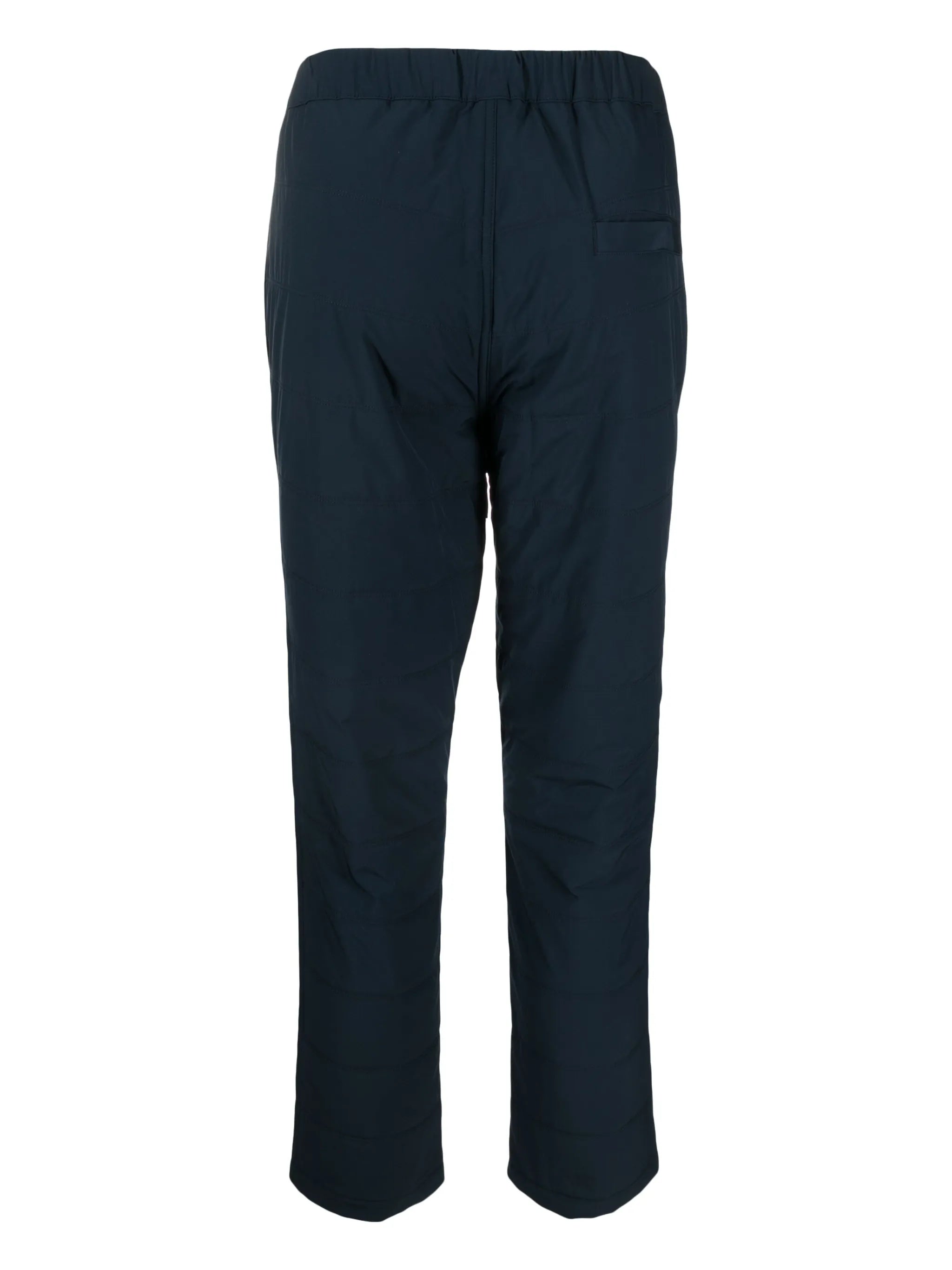 insulated straight-leg trousers