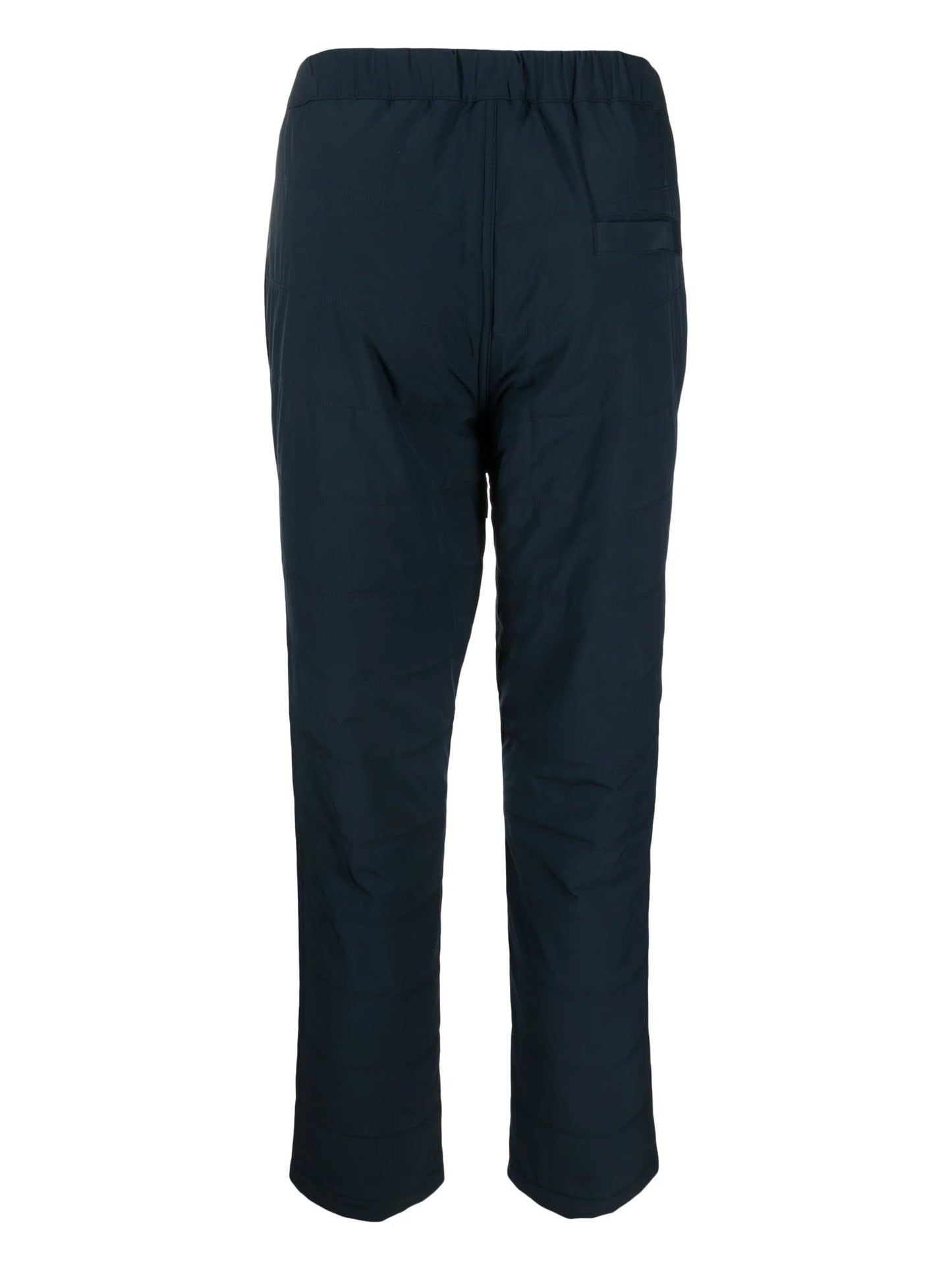insulated straight-leg trousers
