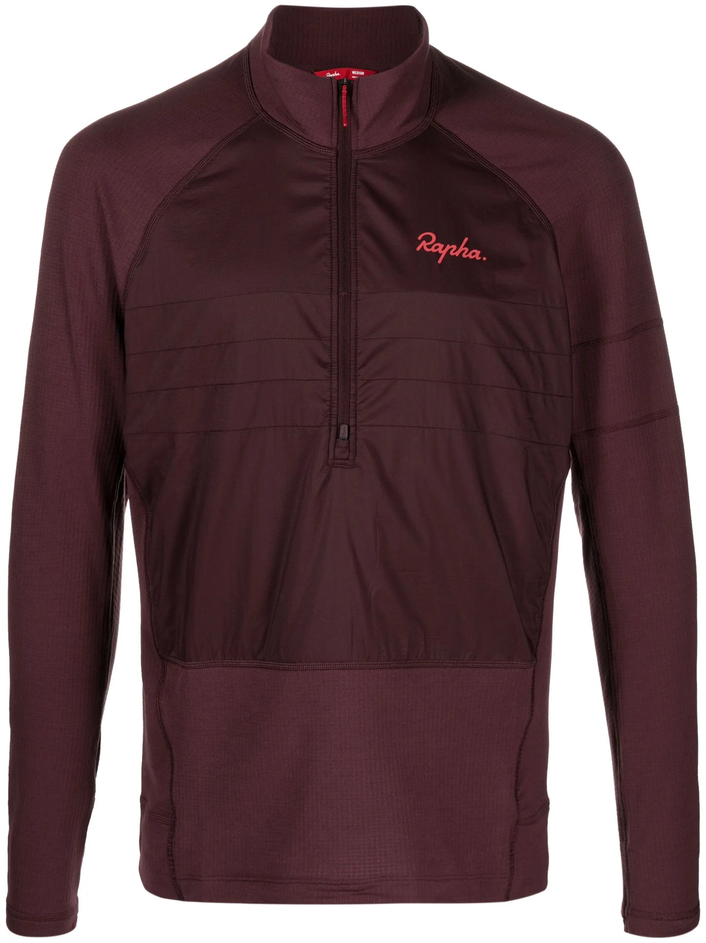 logo-print panelled performance jacket
