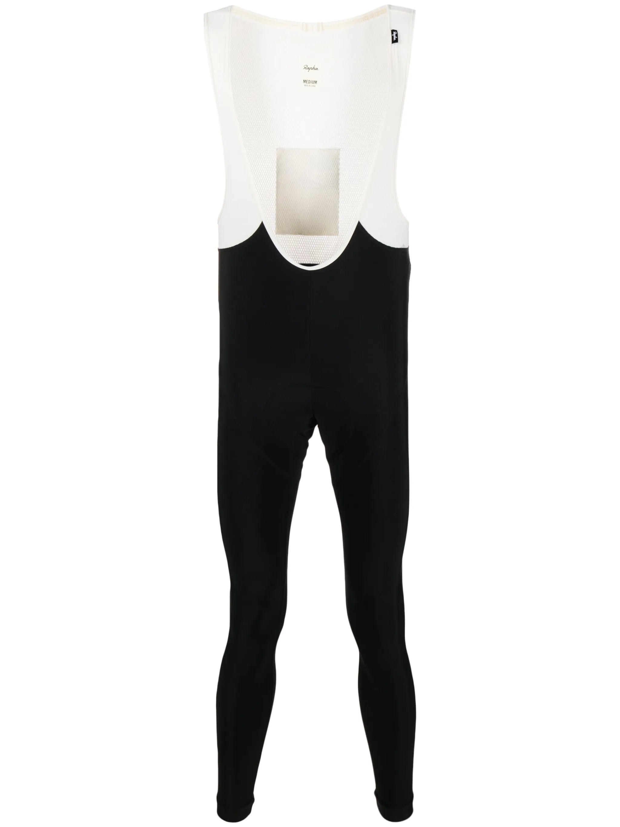mesh-panelling logo-print bib tights