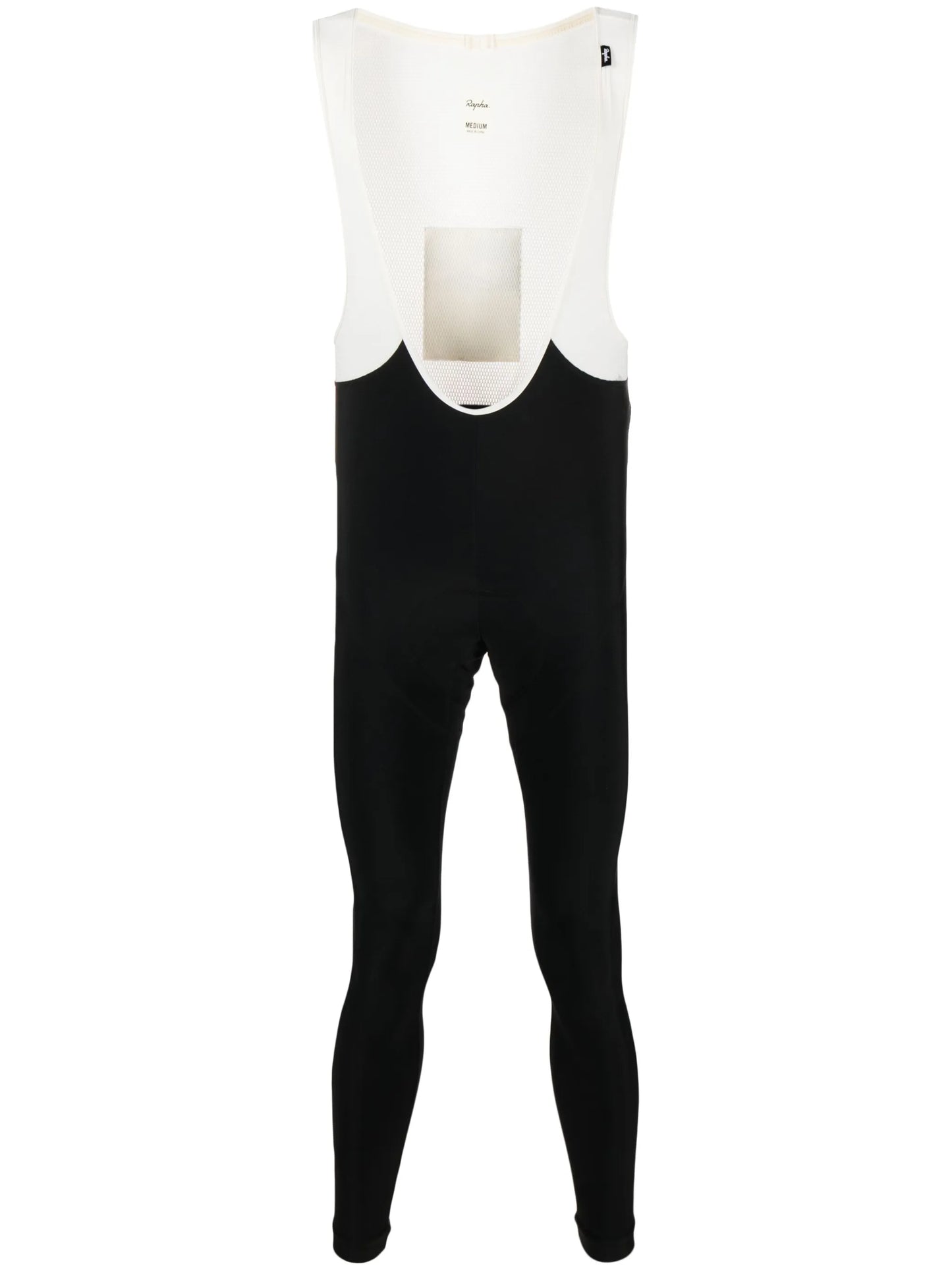 mesh-panelling logo-print bib tights