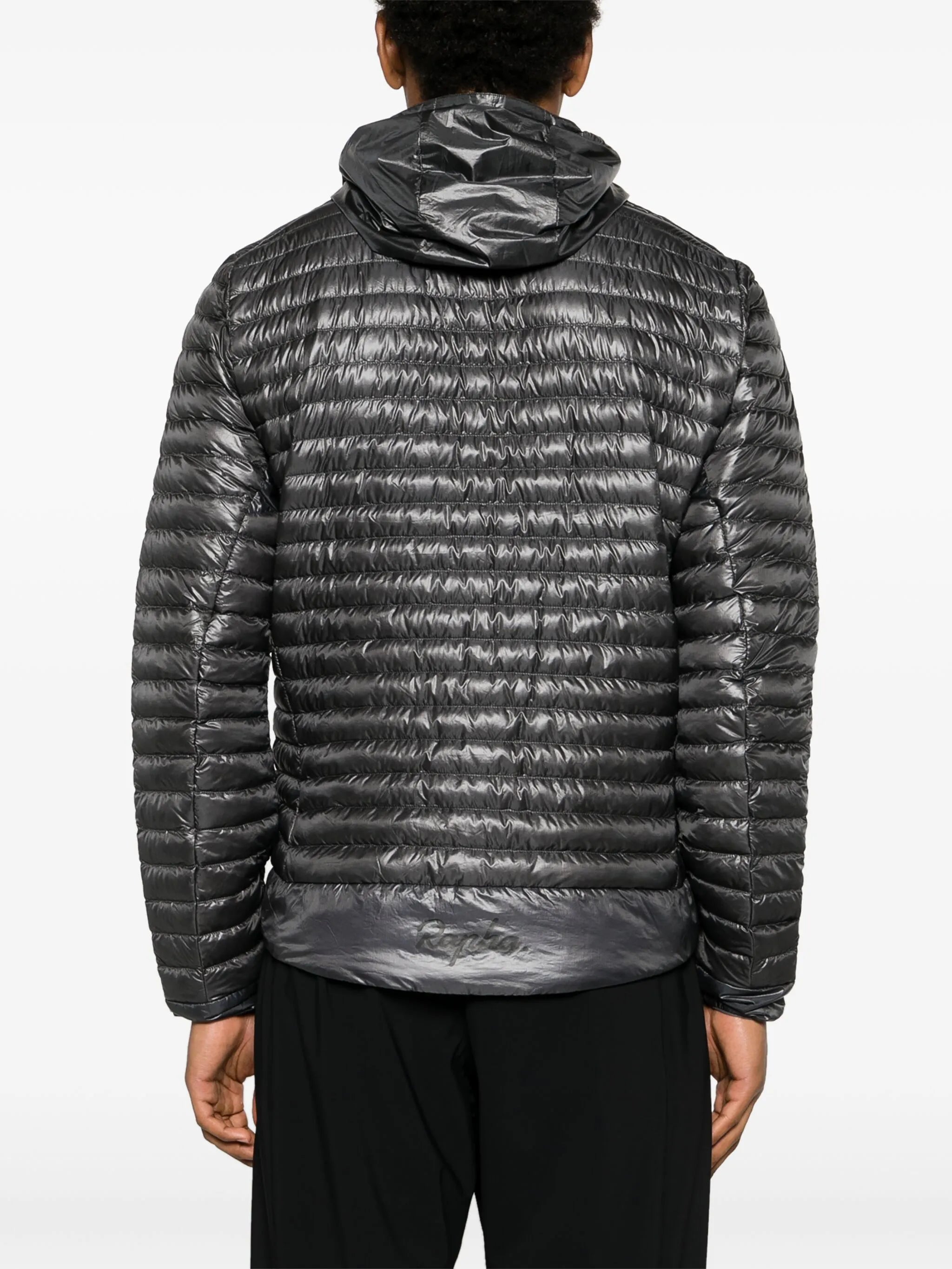 Explore quilted hooded down jacket