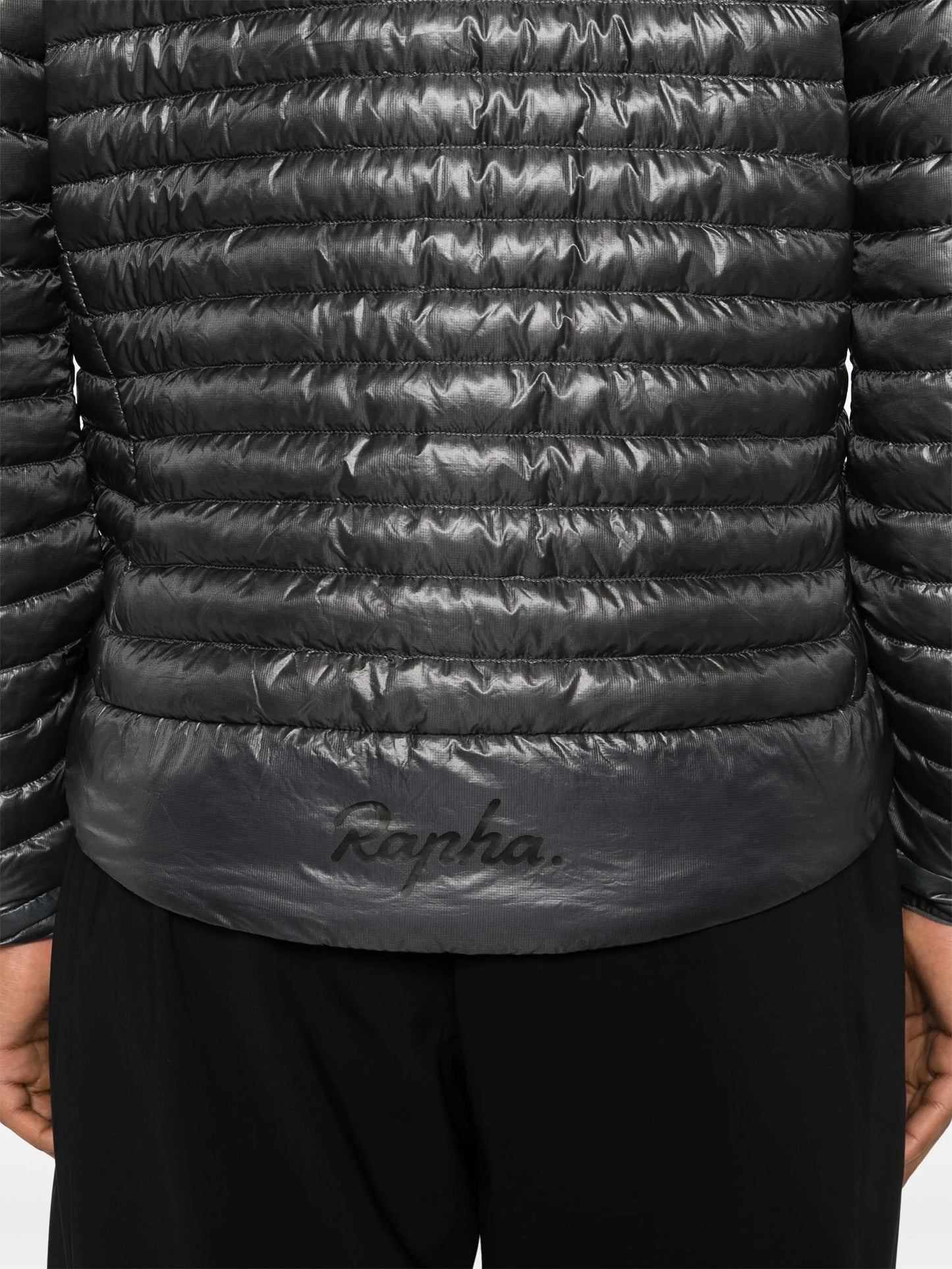 Explore quilted hooded down jacket