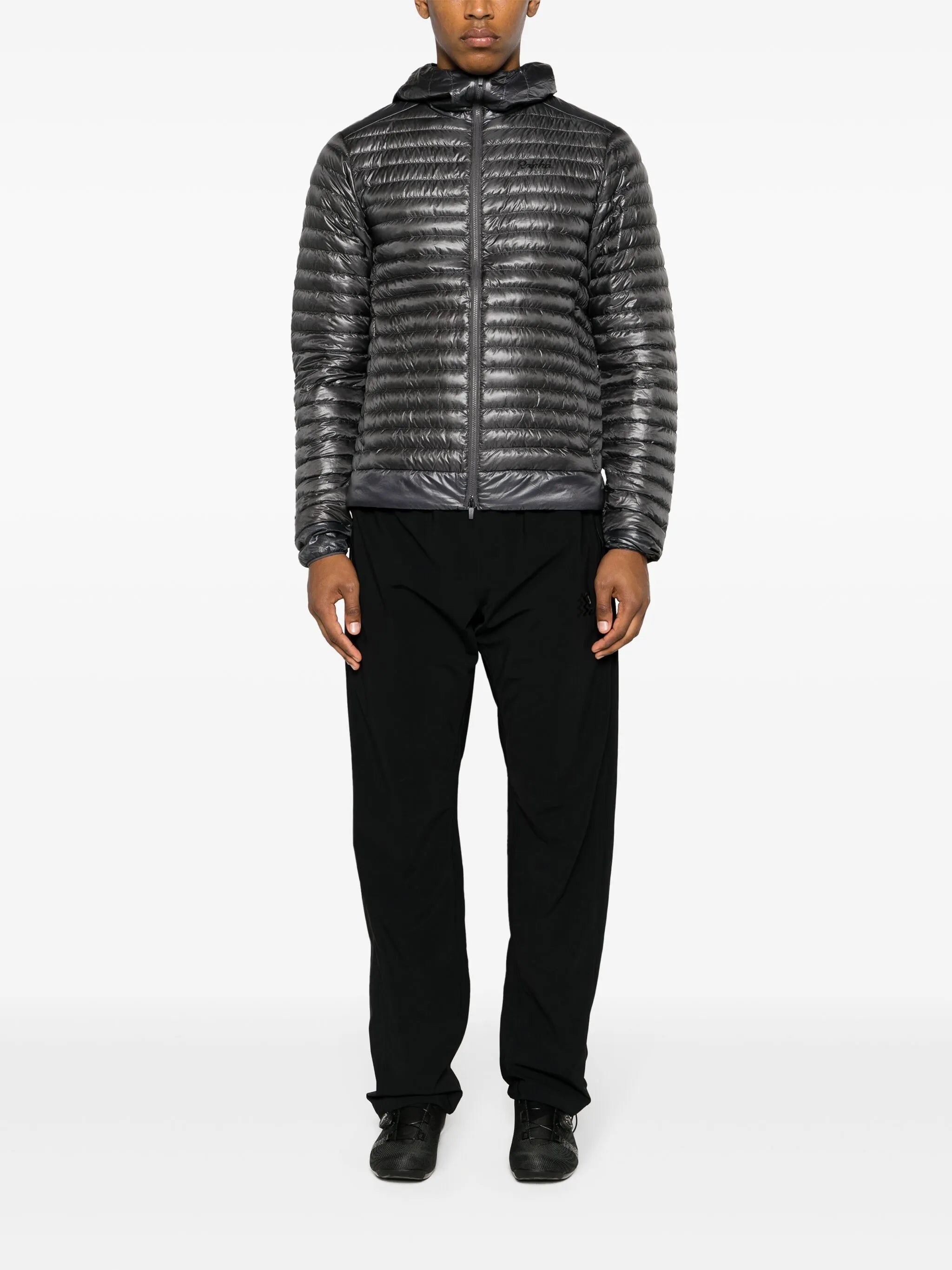 Explore quilted hooded down jacket