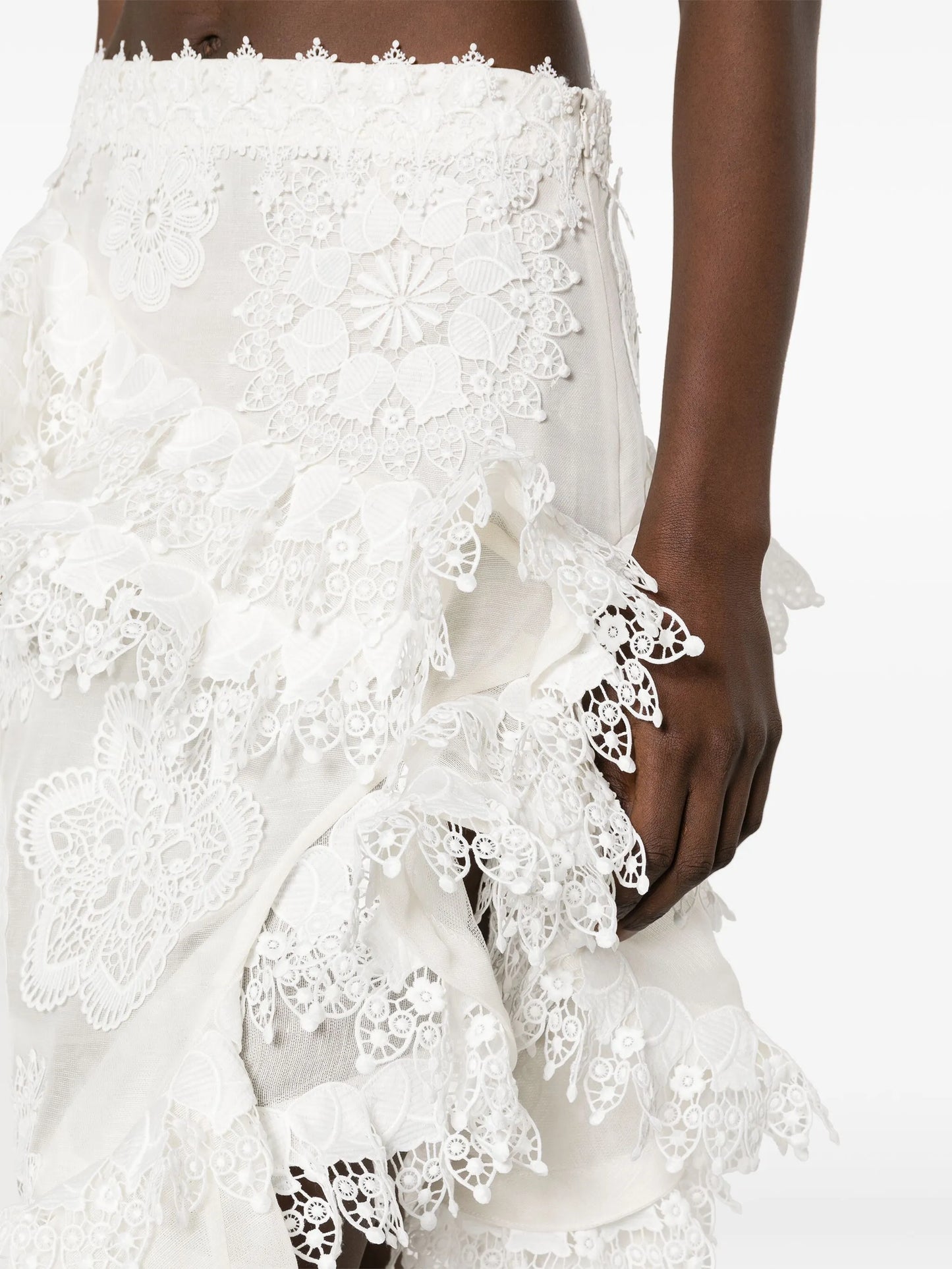 Matchmaker Doily midi skirt