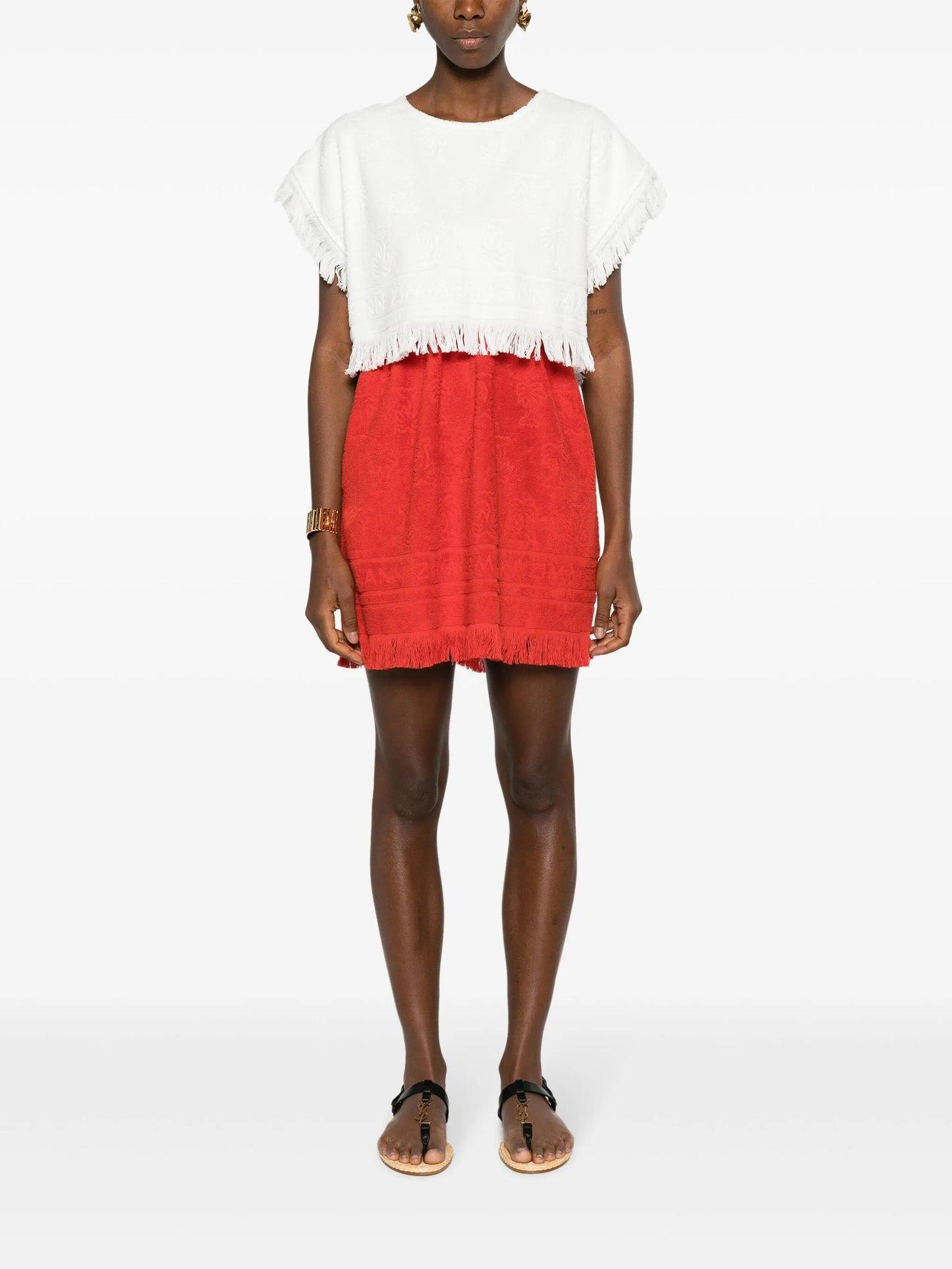 Alight towelling crop top