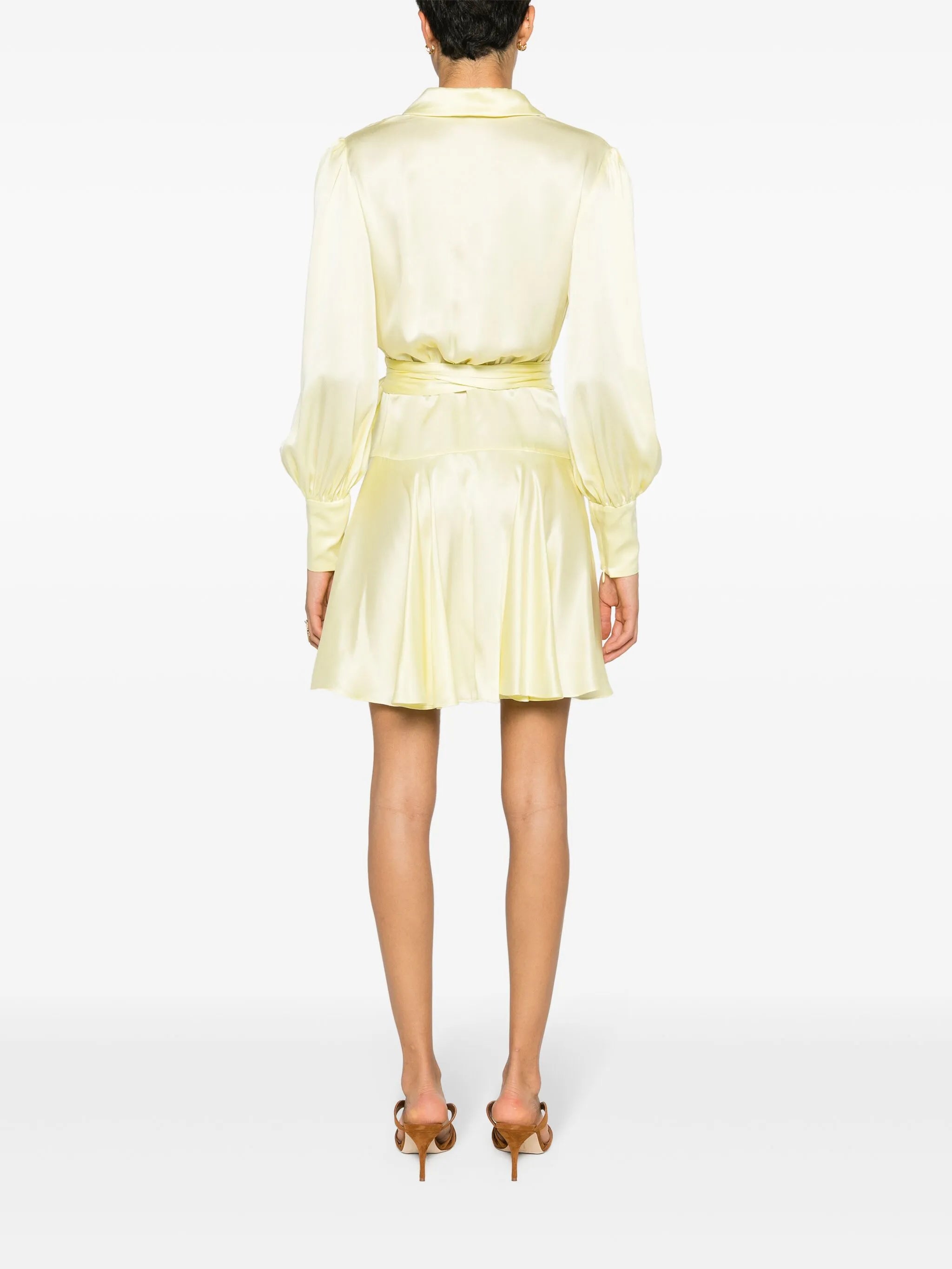 silk wrap dress