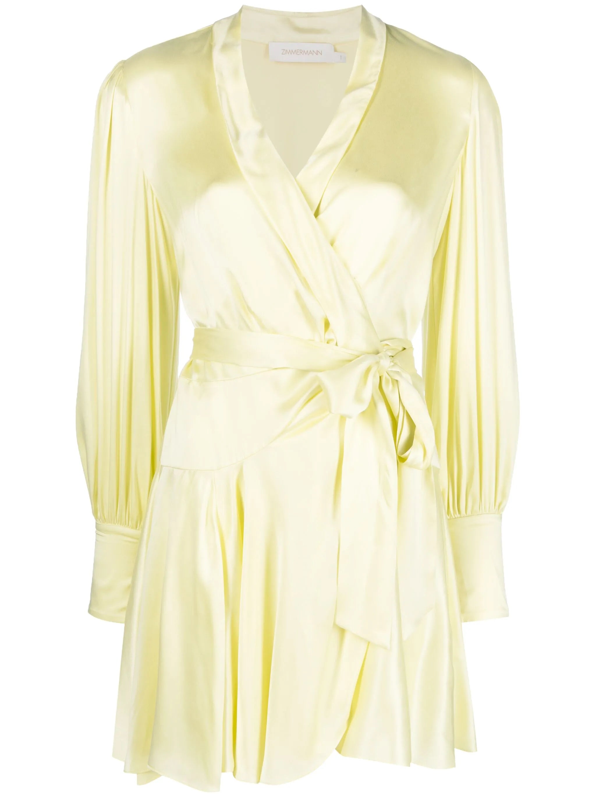 silk wrap dress
