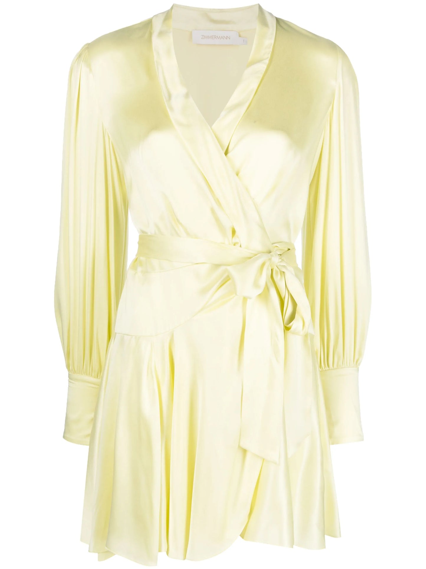 silk wrap dress