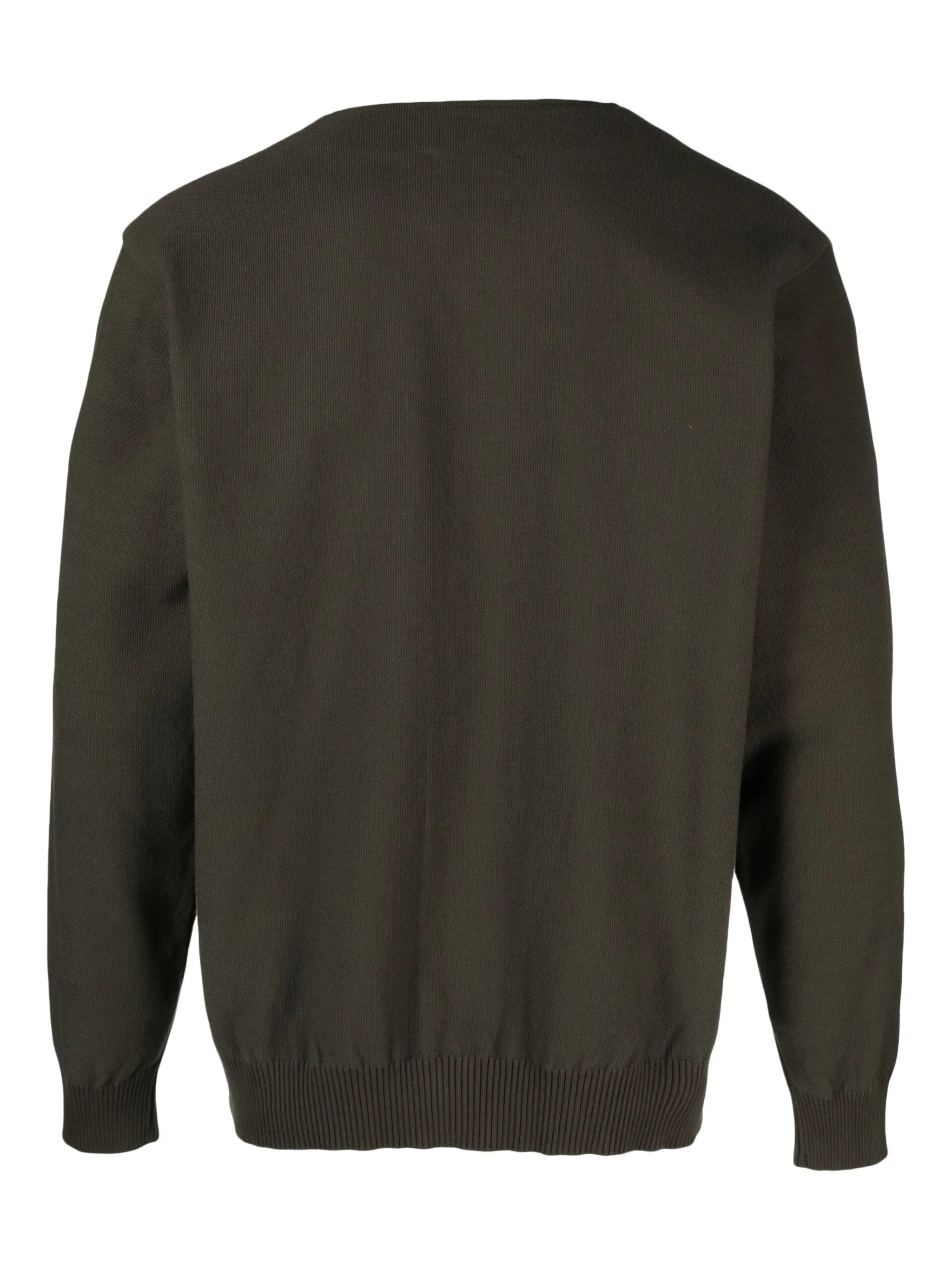 CoPe ribbed-knit cotton blend cardigan