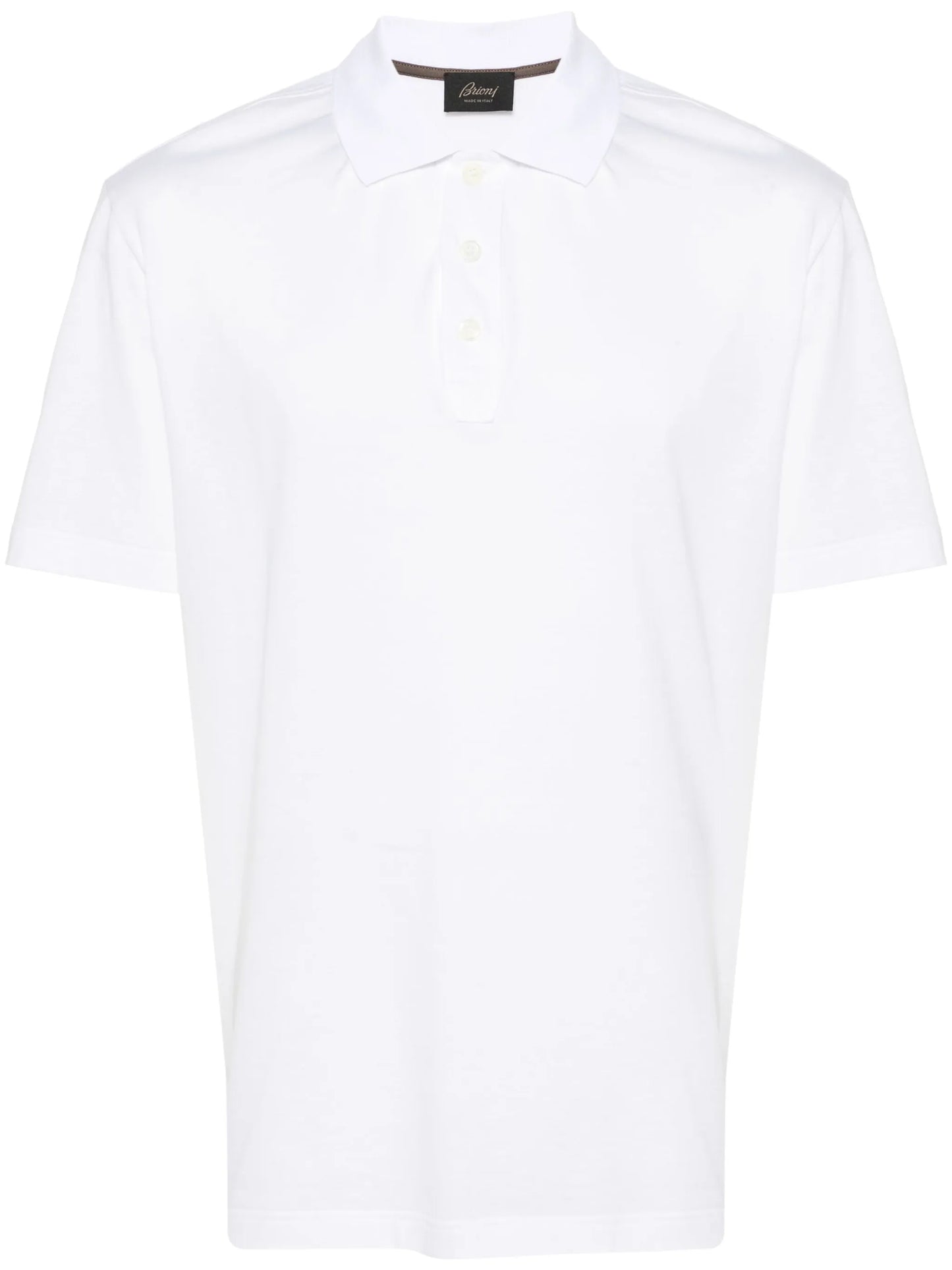 short-sleeve cotton polo shirt