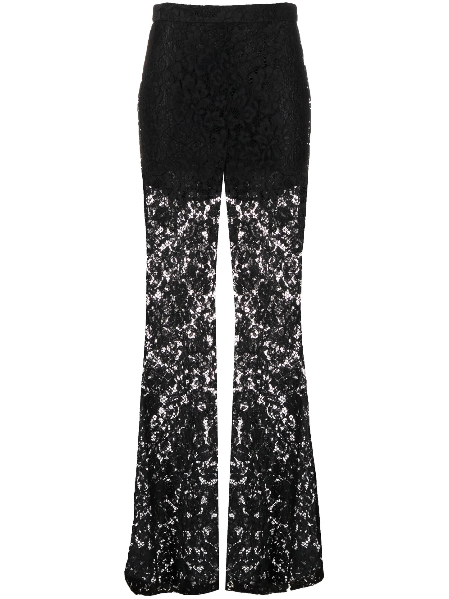 Matchmaker flared lace trousers