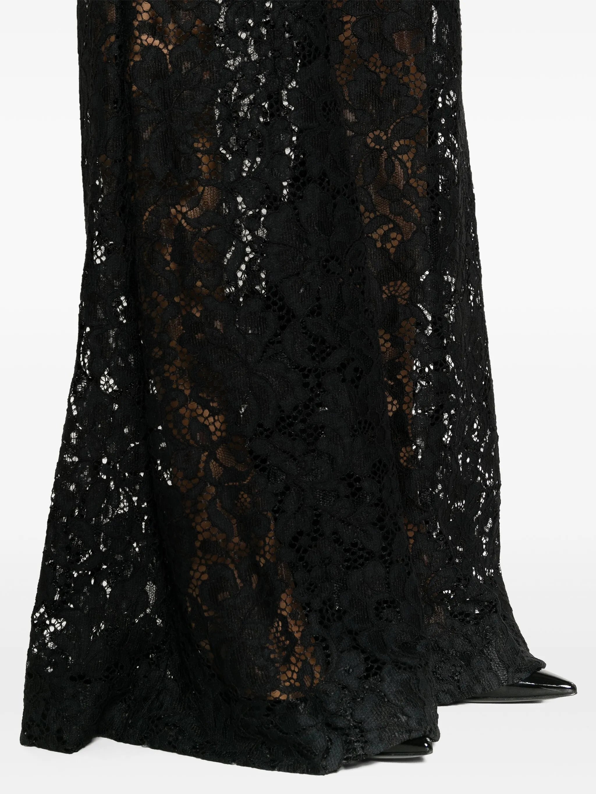 Matchmaker flared lace trousers