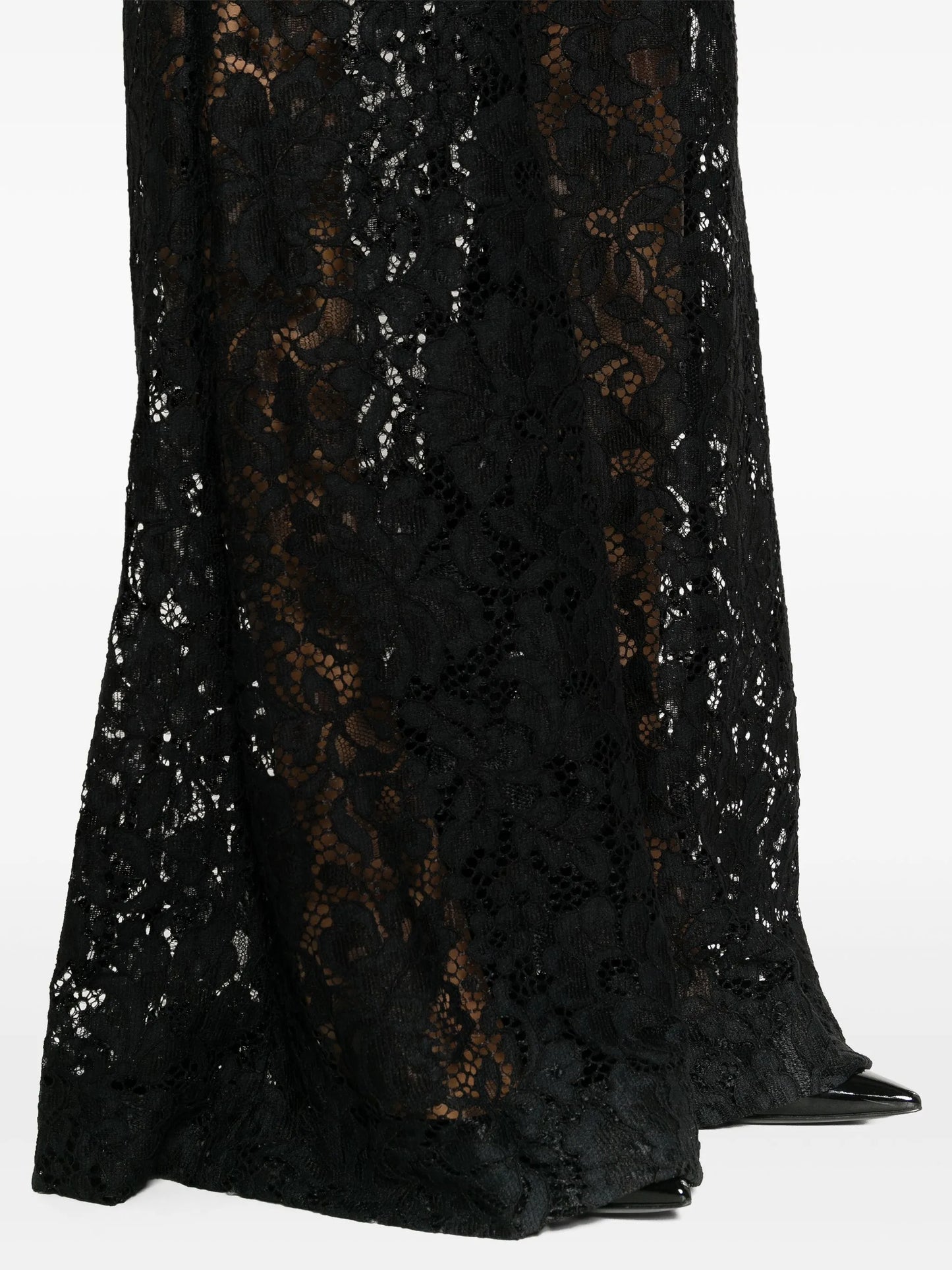 Matchmaker flared lace trousers