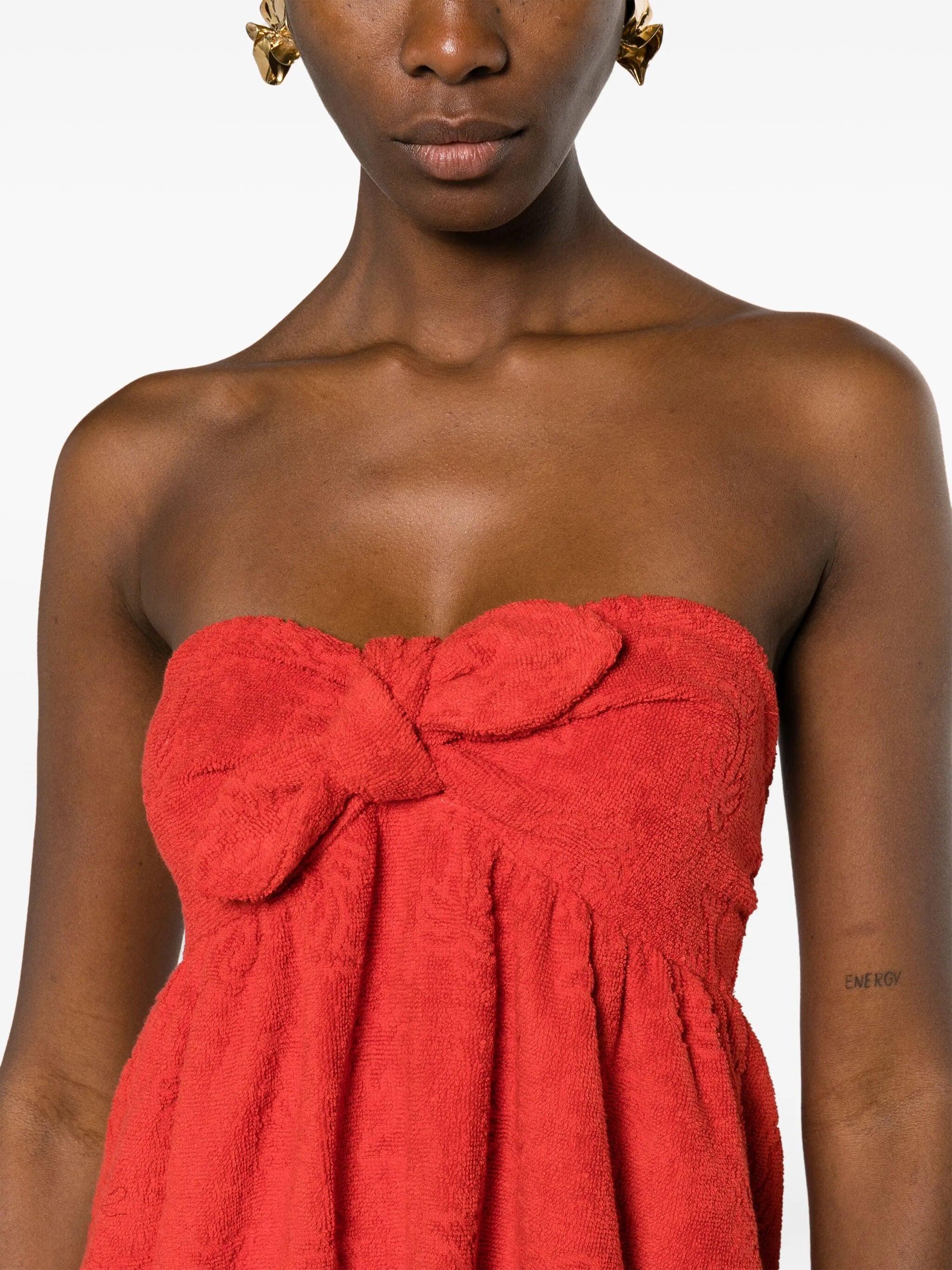 Alight towelling minidress