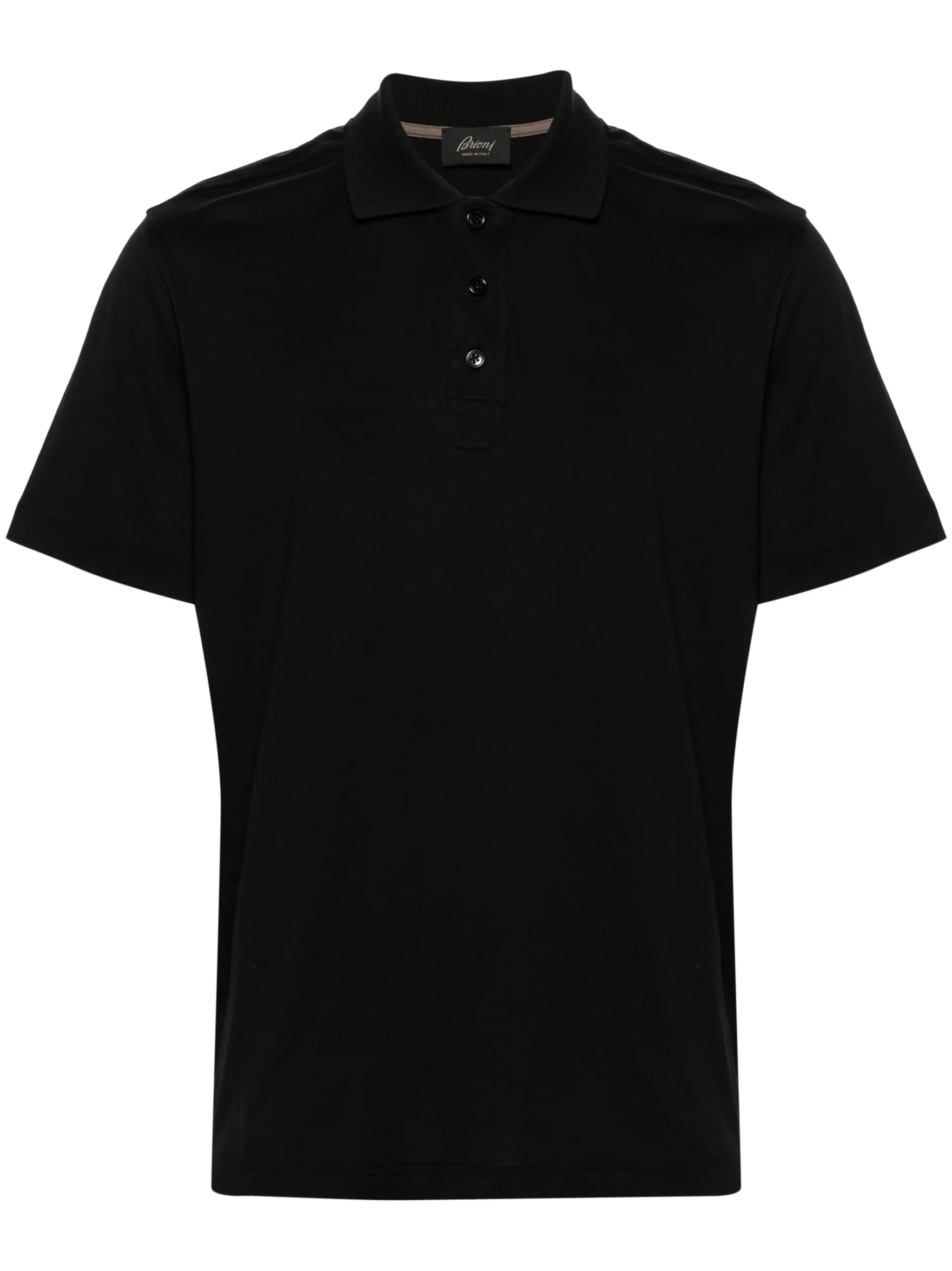 short-sleeve cotton polo shirt