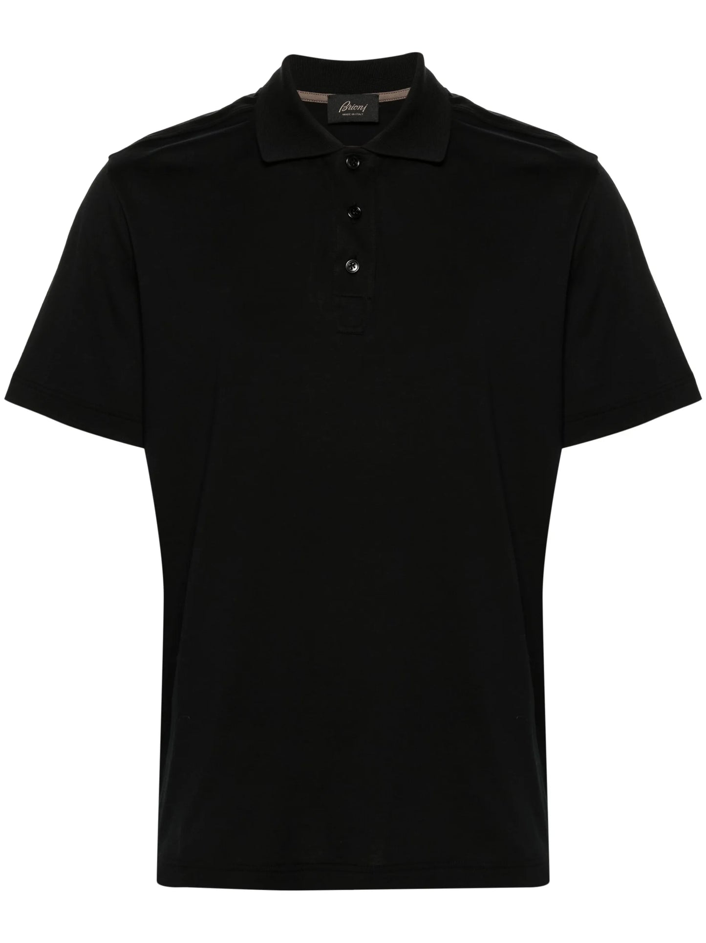 short-sleeve cotton polo shirt