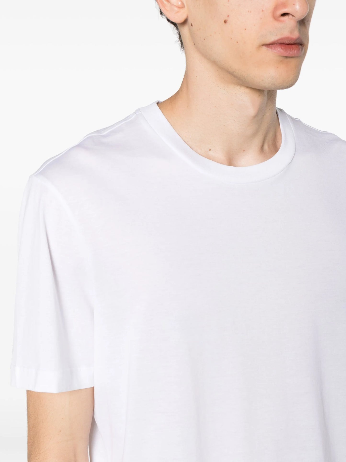 crew-neck cotton T-shirt