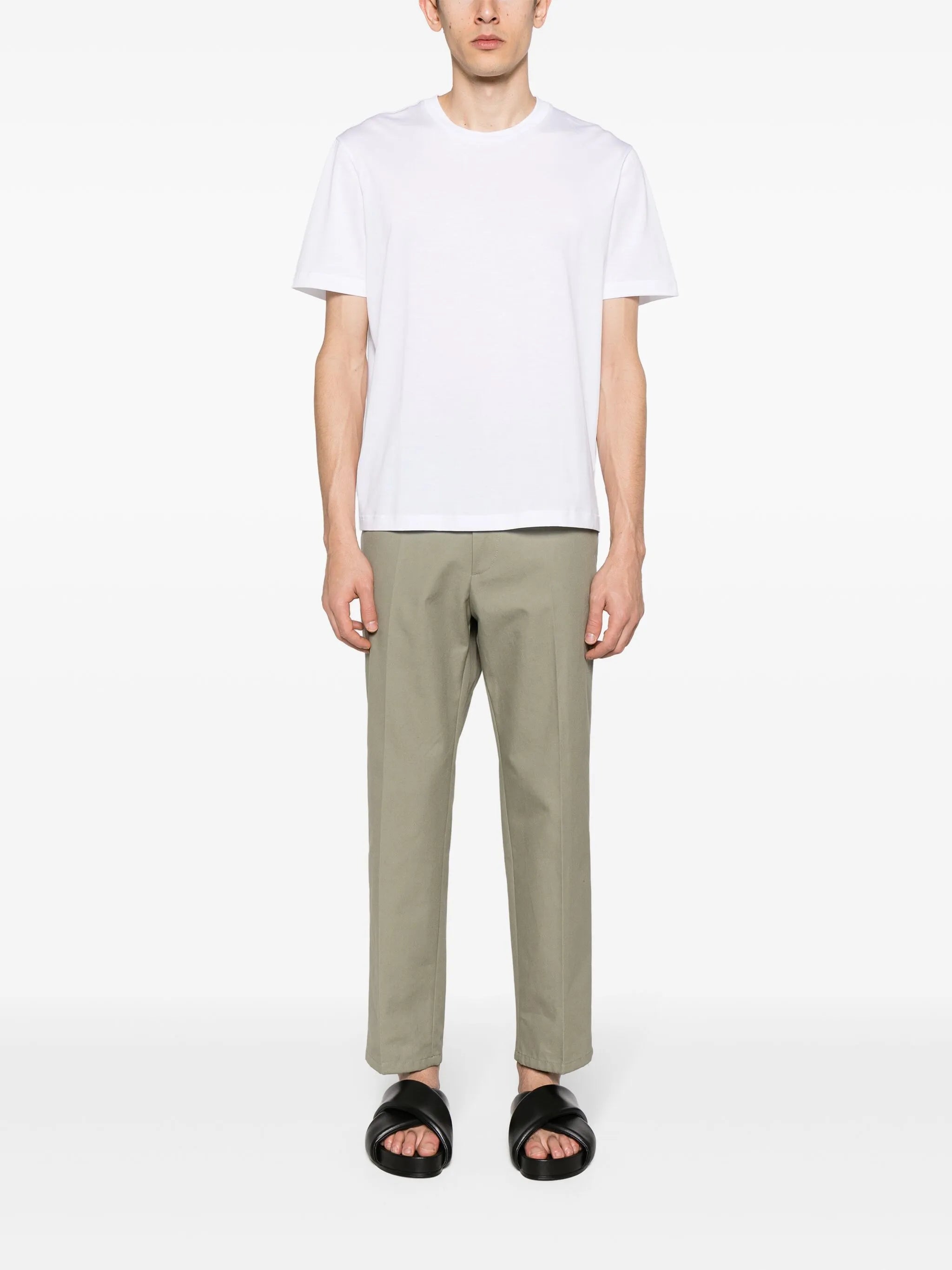 crew-neck cotton T-shirt