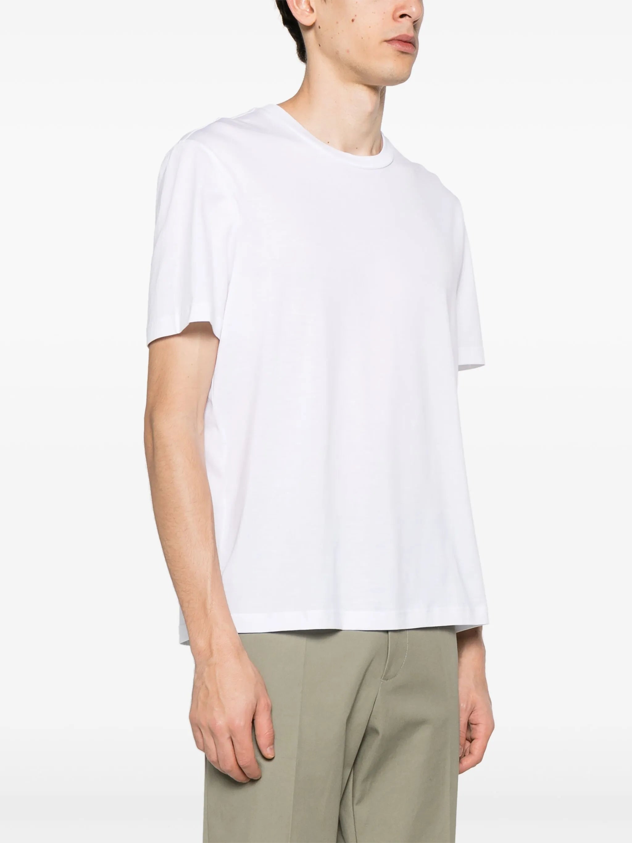 crew-neck cotton T-shirt