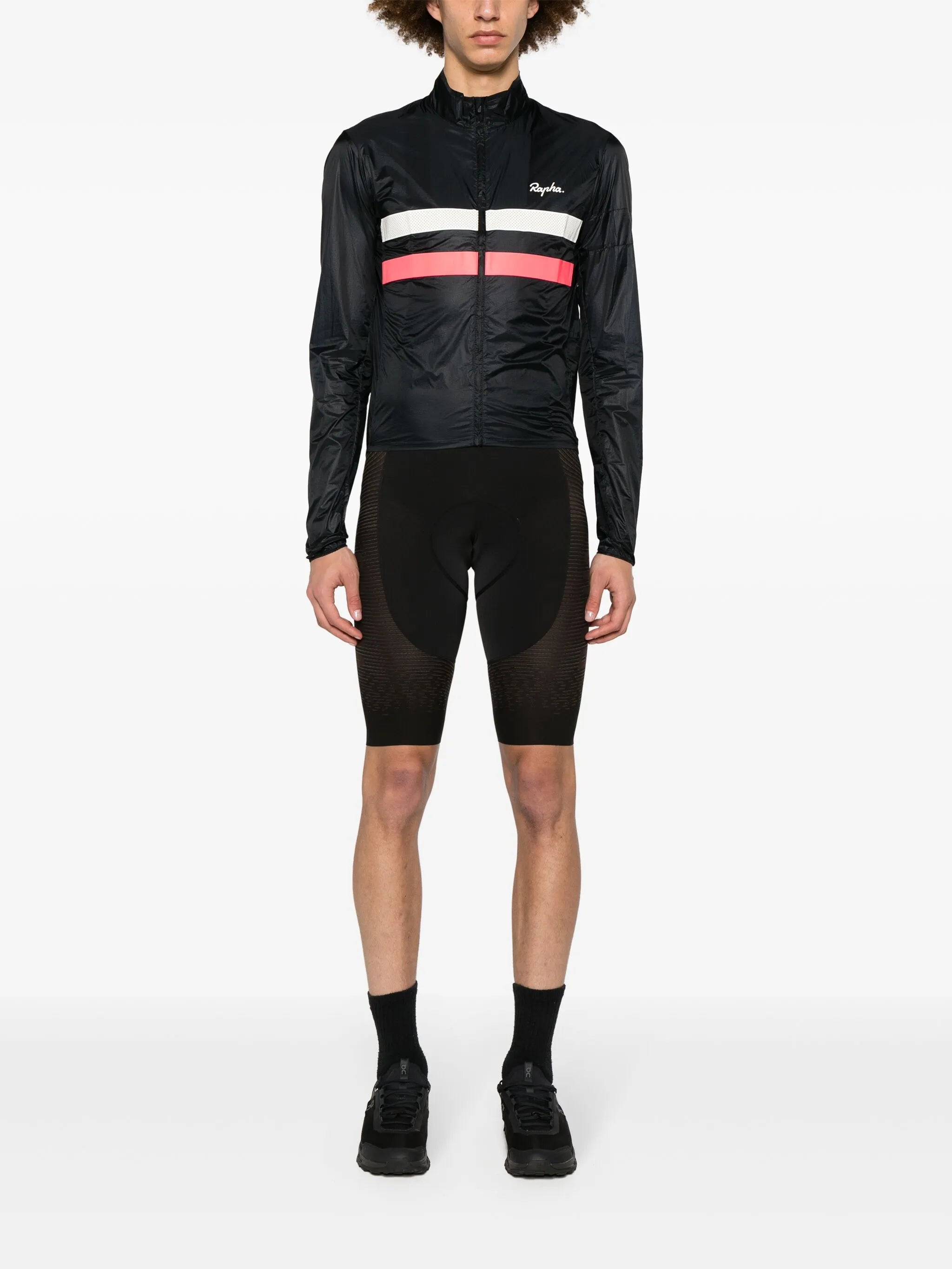 reflective-detail lightweight jacket