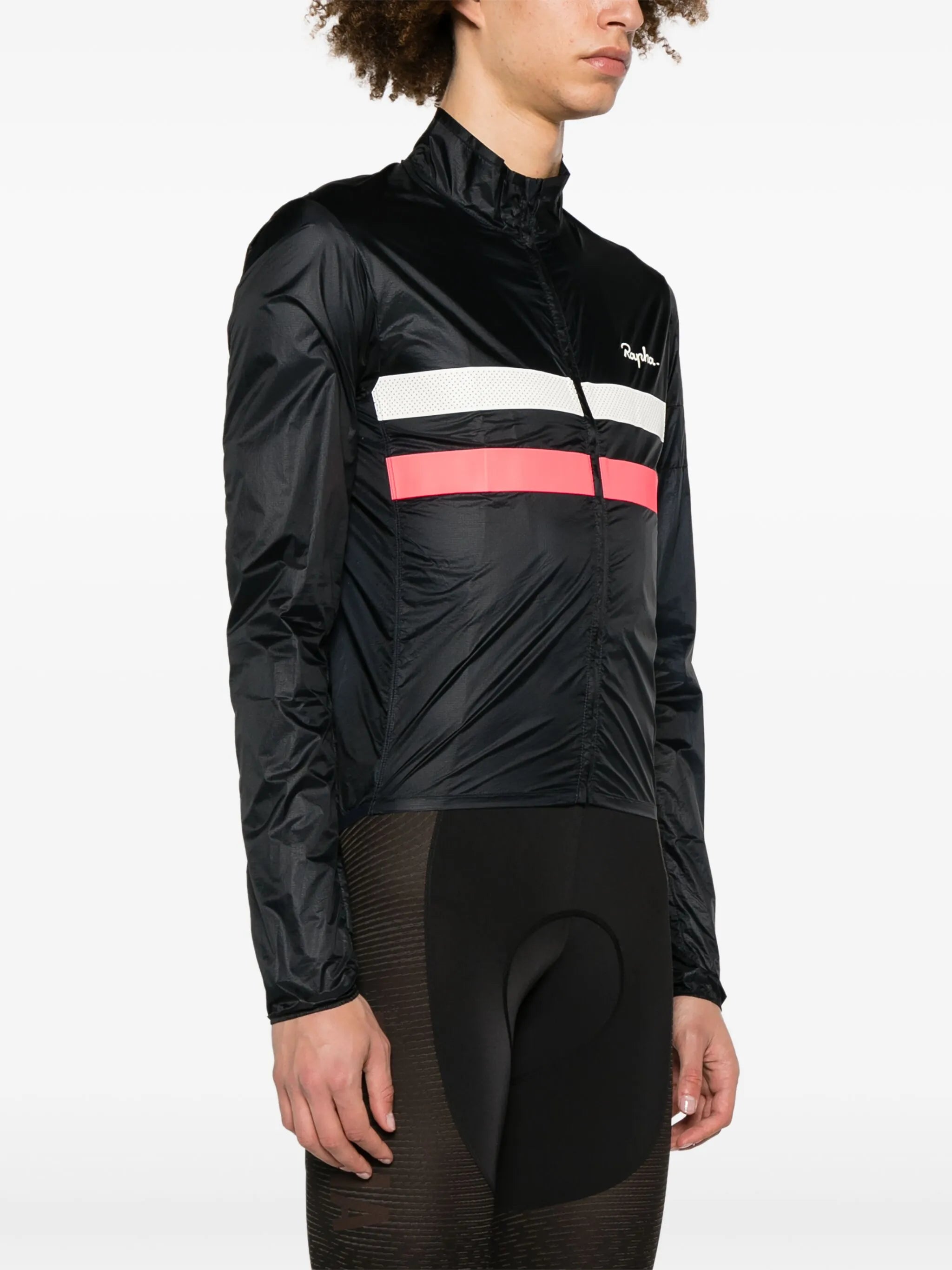 reflective-detail lightweight jacket