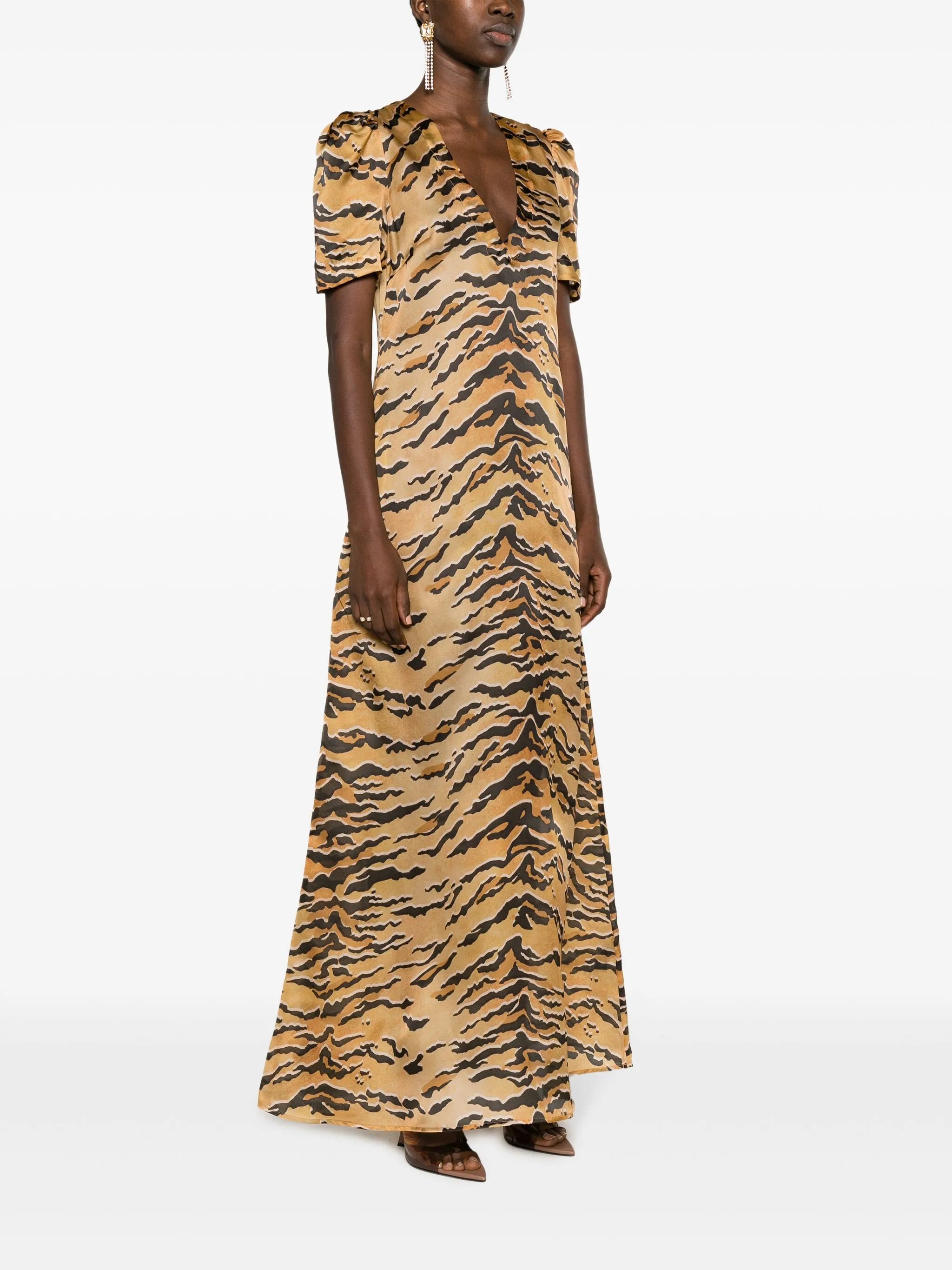 Matchmaker tiger-print maxi dress