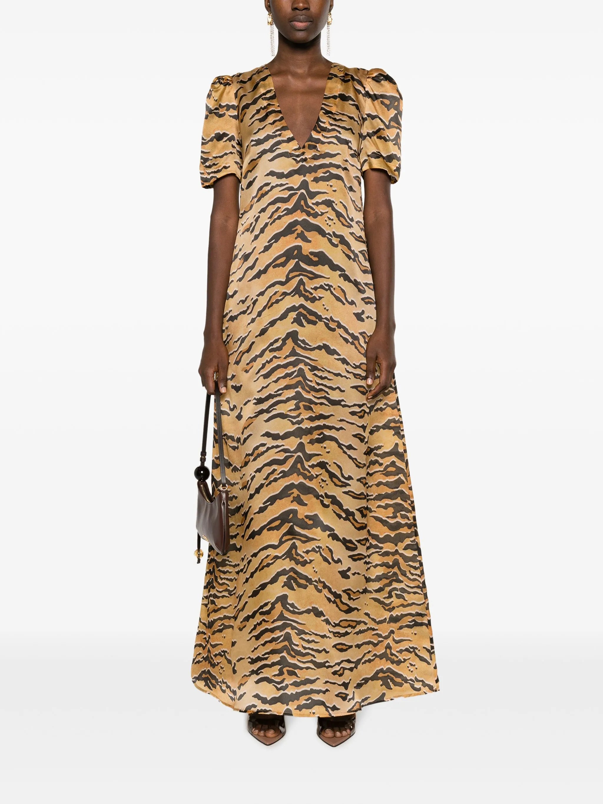 Matchmaker tiger-print maxi dress