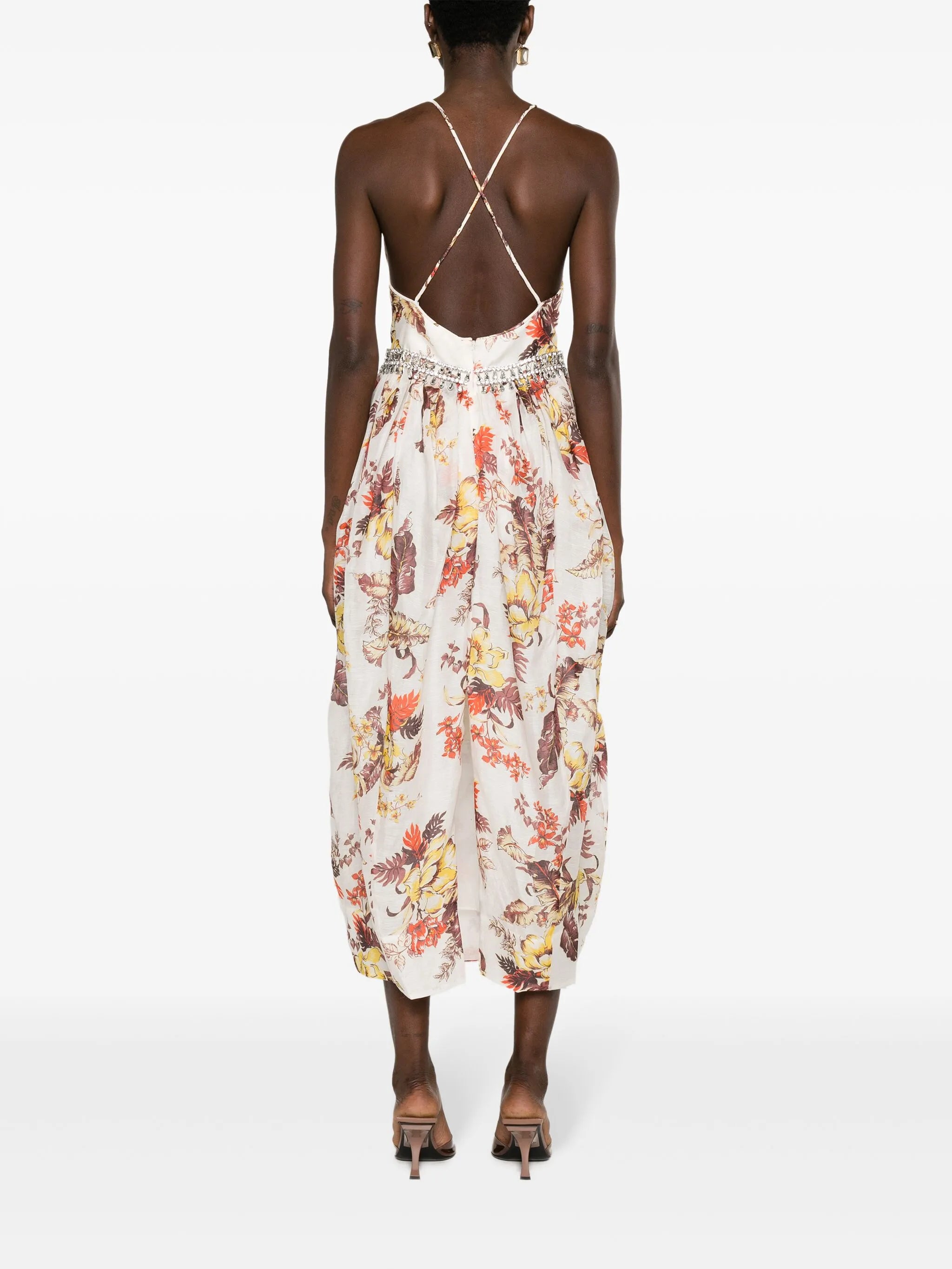 Matchmaker Tulip floral-print midi dress