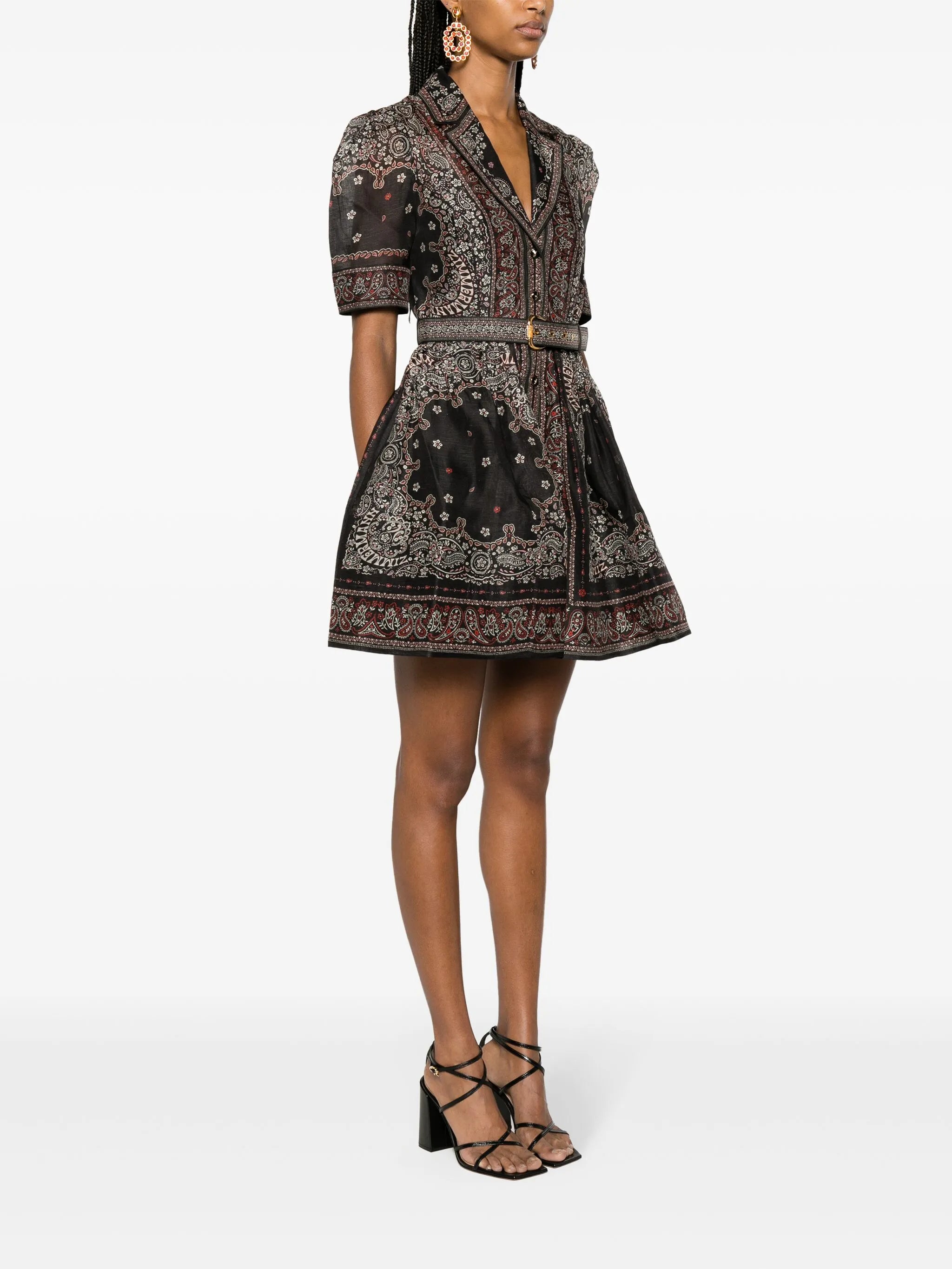 Matchmaker bandana-print mini dress