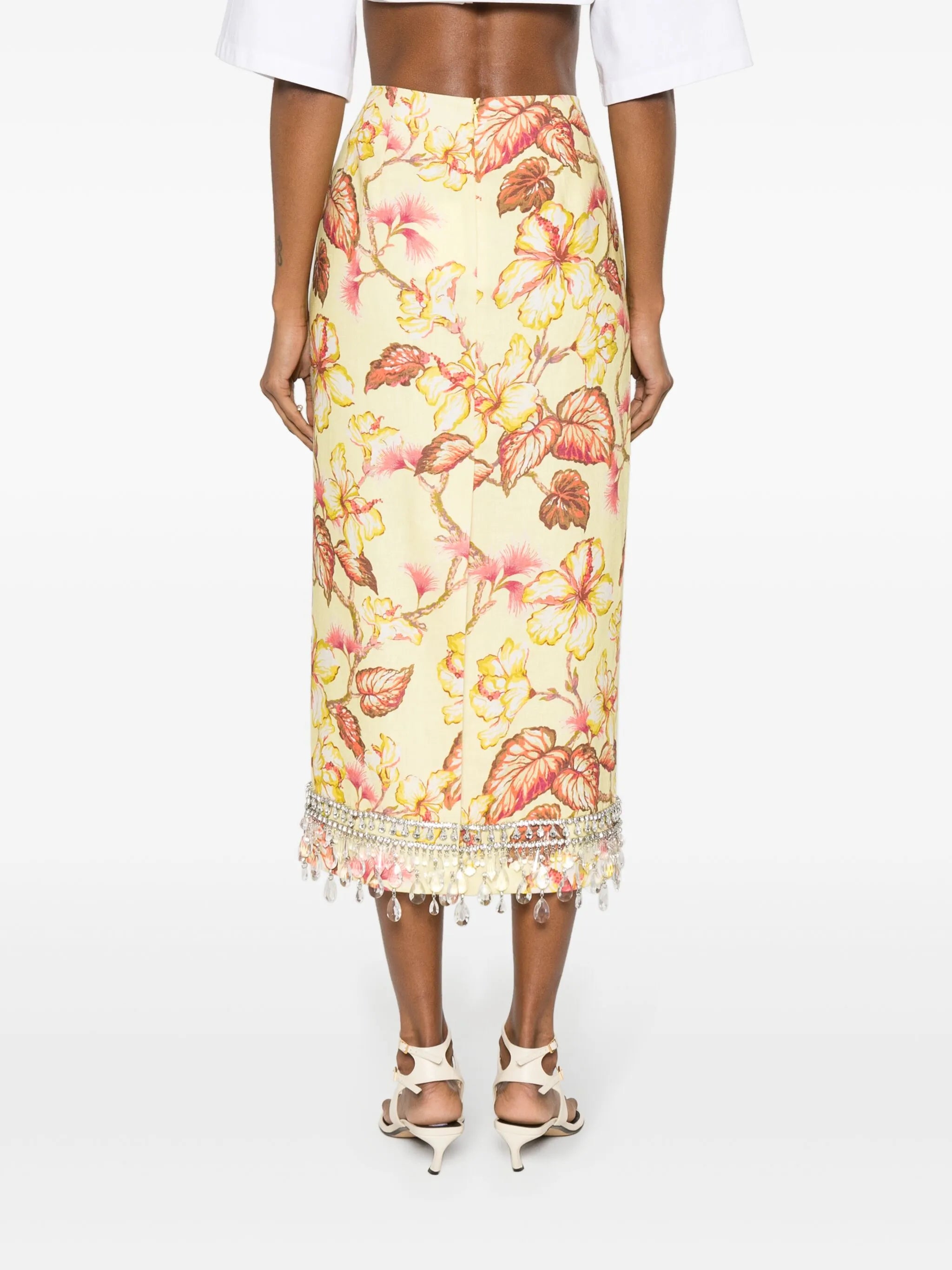 Matchmaker Diamante midi skirt