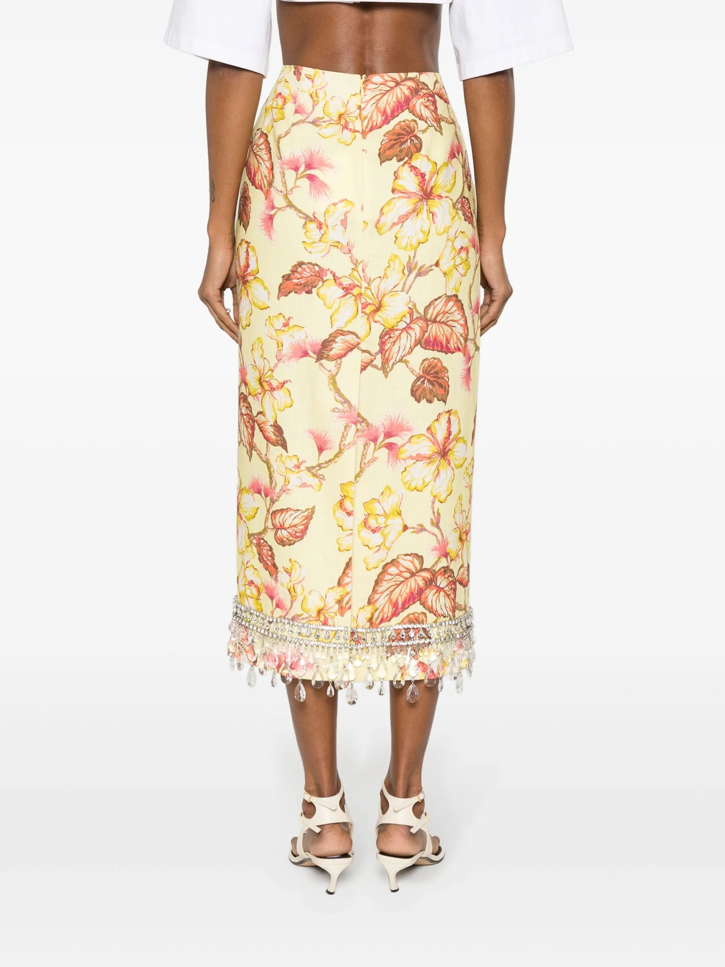 Matchmaker Diamante midi skirt