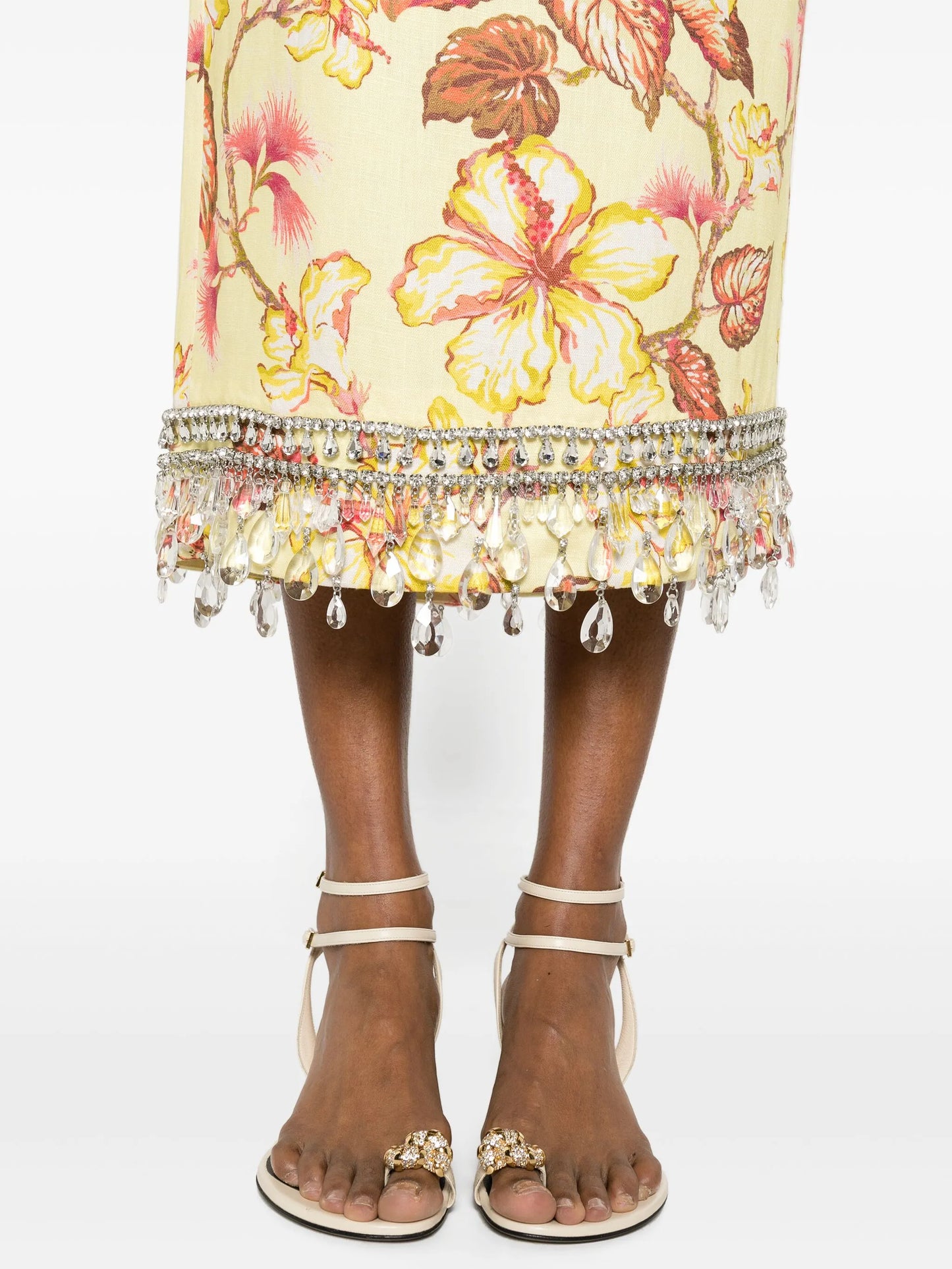 Matchmaker Diamante midi skirt