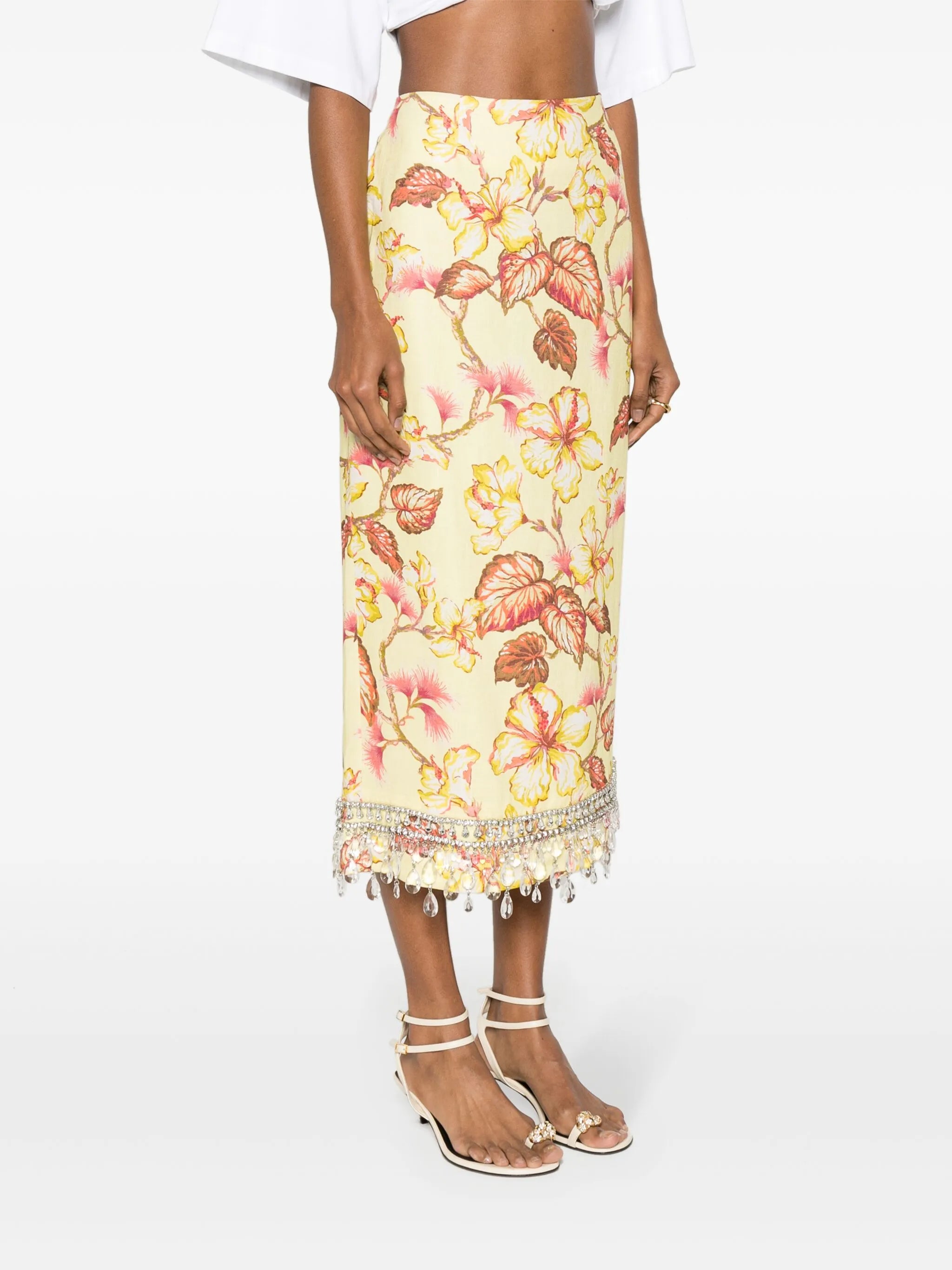 Matchmaker Diamante midi skirt