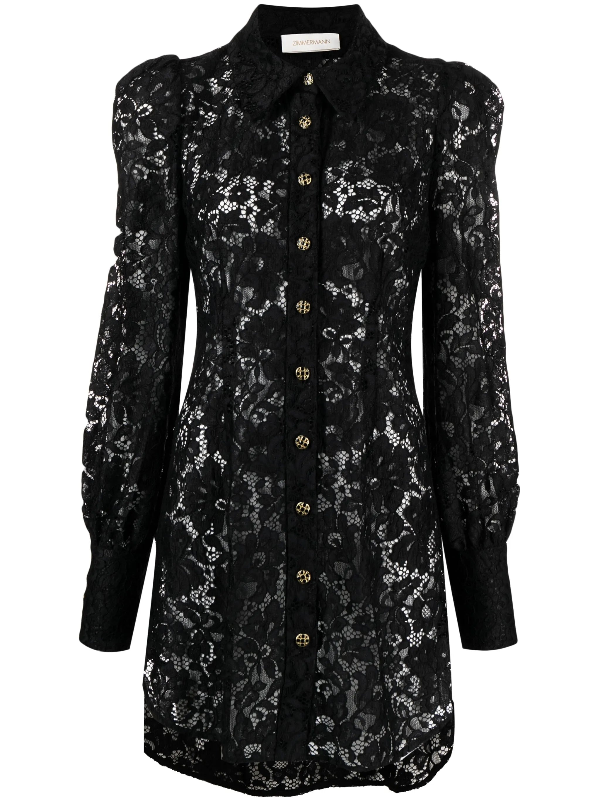Matchmaker Lace Tunic Black
