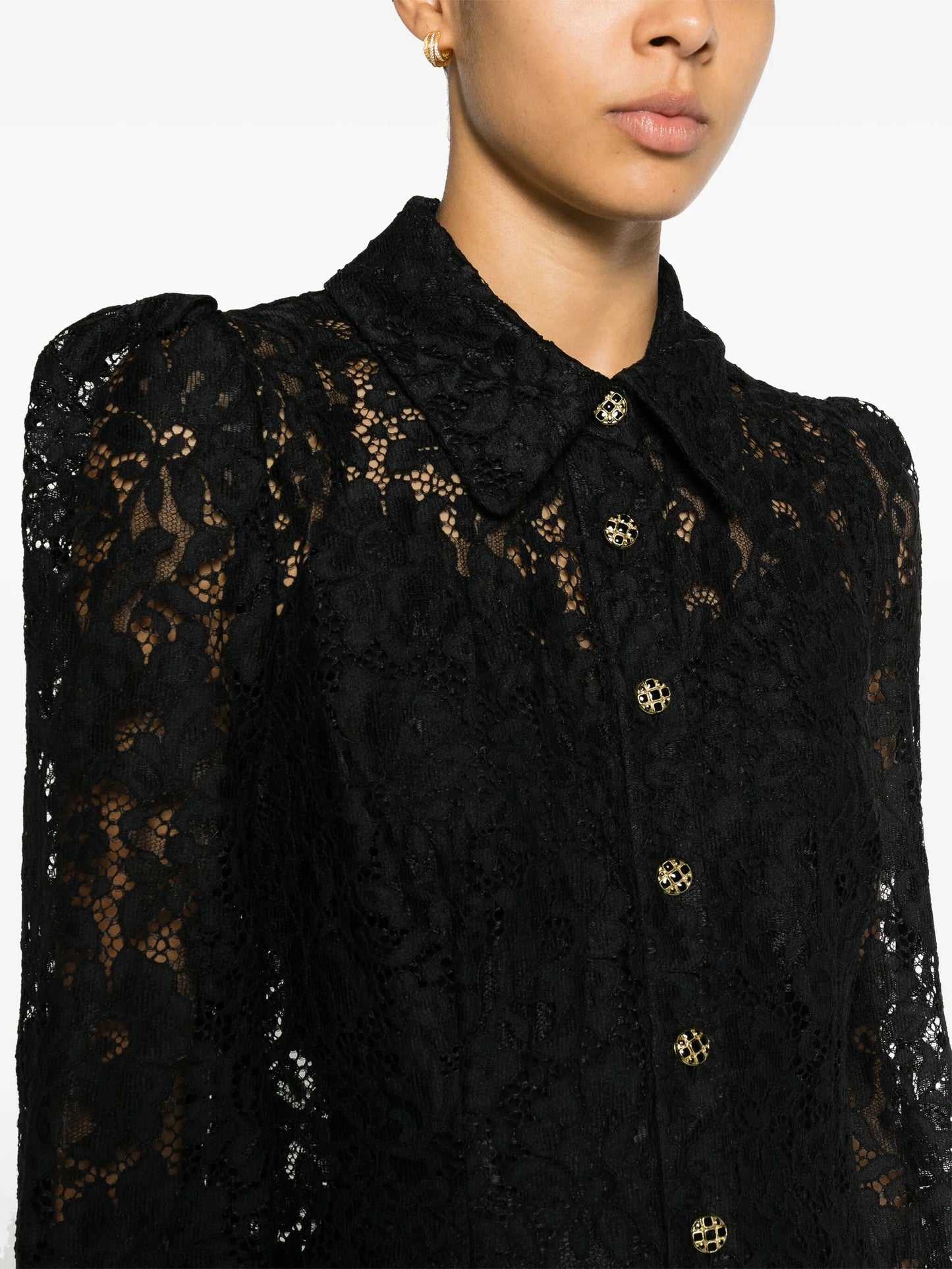 Matchmaker Lace Tunic Black