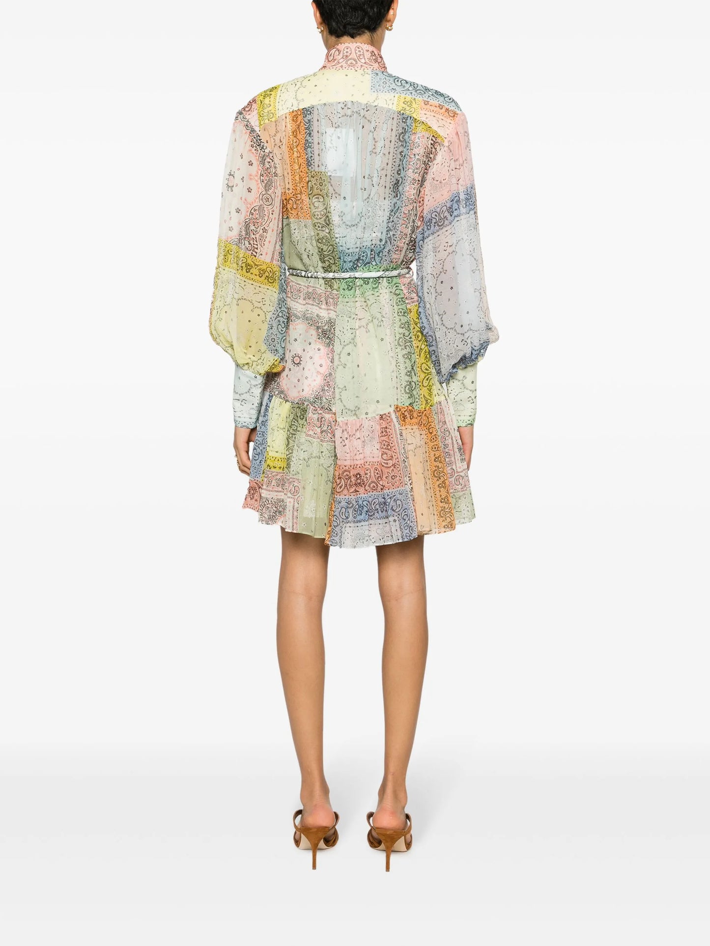 Matchmaker Bandana Patch-print minidress
