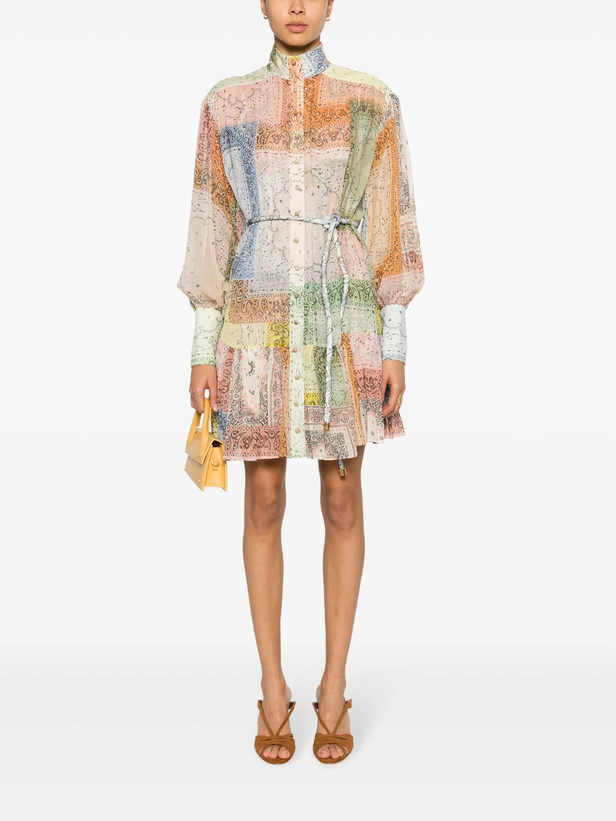 Matchmaker Bandana Patch-print minidress