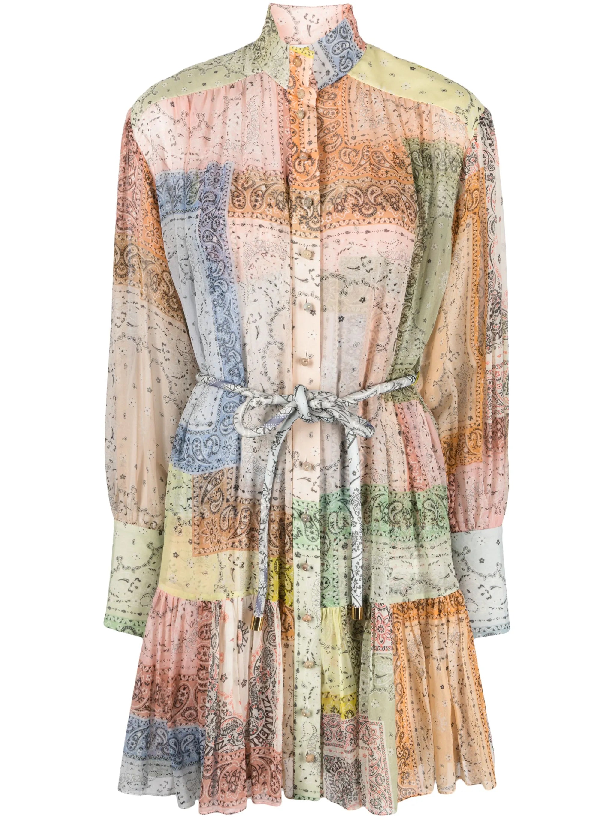 Matchmaker Bandana Patch-print minidress
