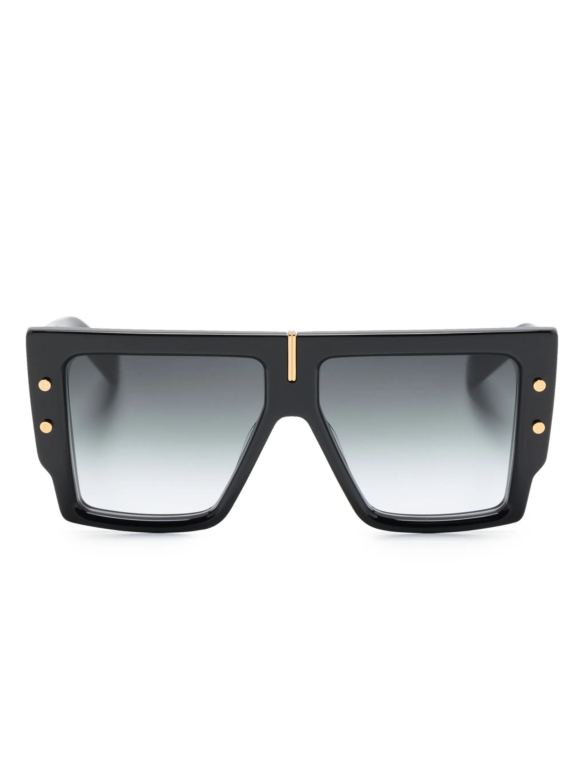 B-Grand rectangle-frame gradient sunglasses