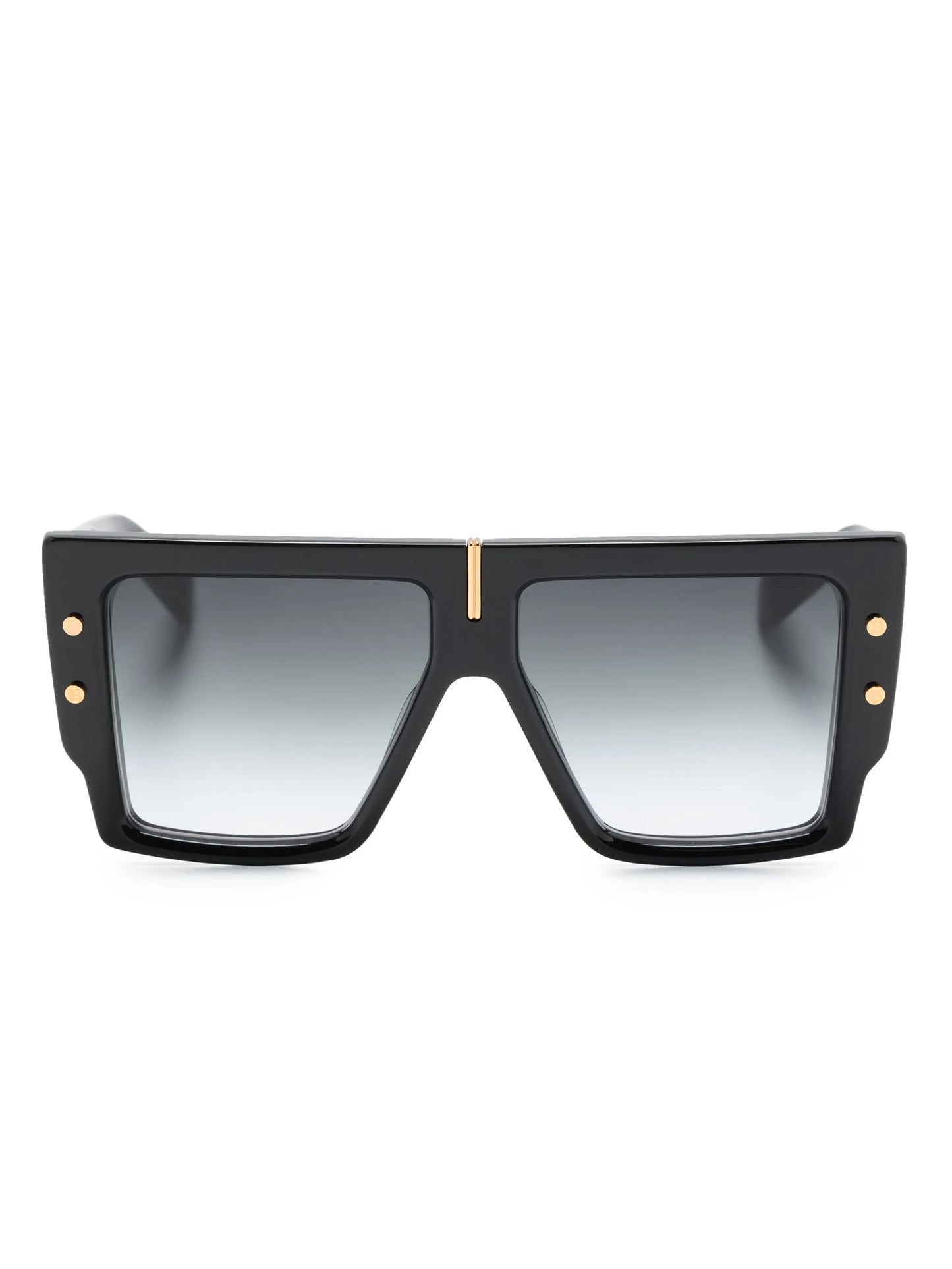 B-Grand rectangle-frame gradient sunglasses