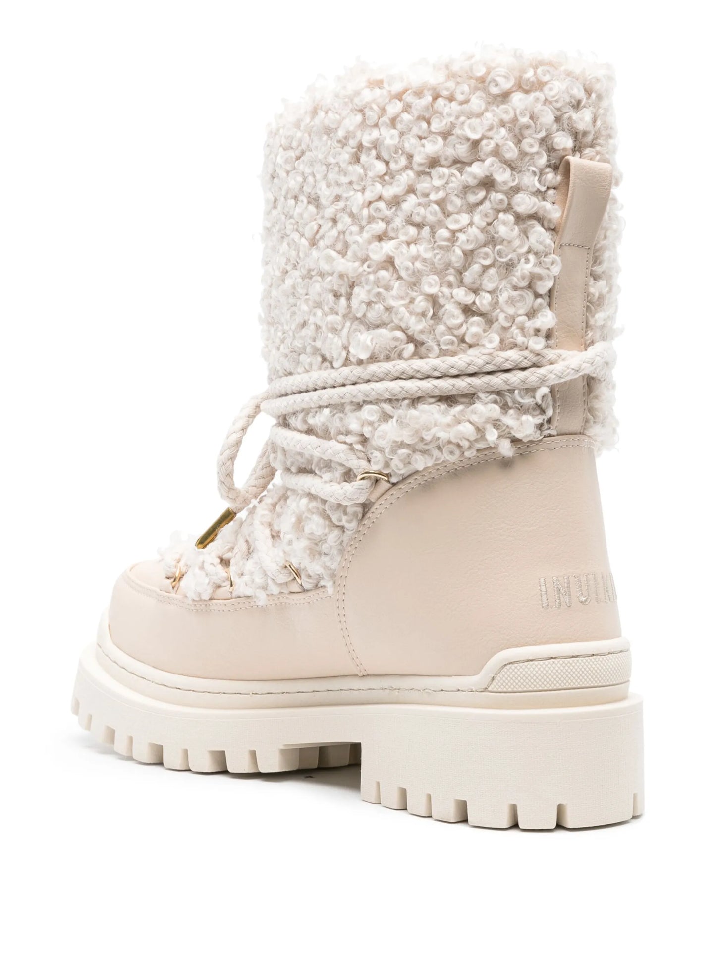 Vegan Riccio lace-up boots