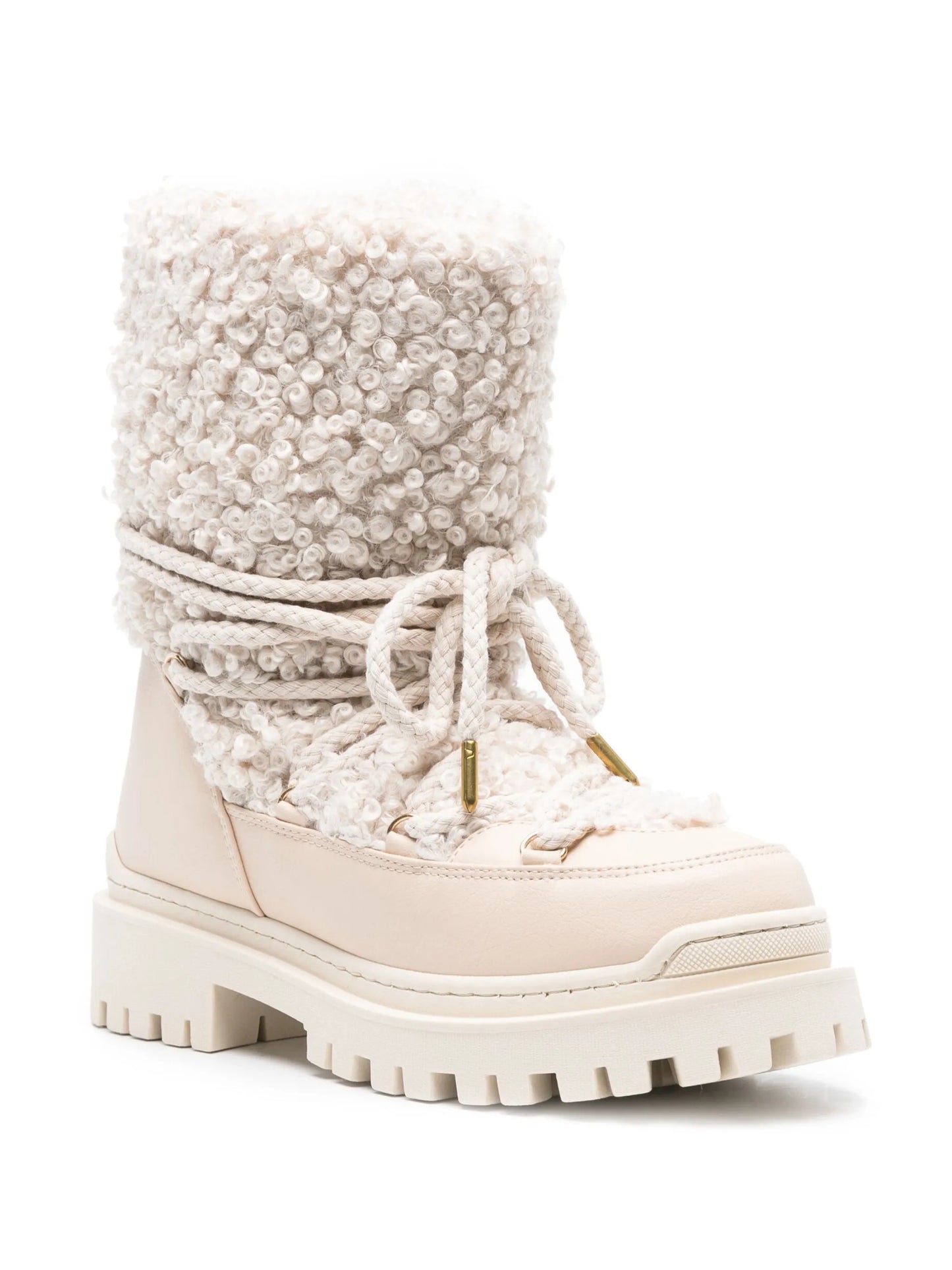 Vegan Riccio lace-up boots